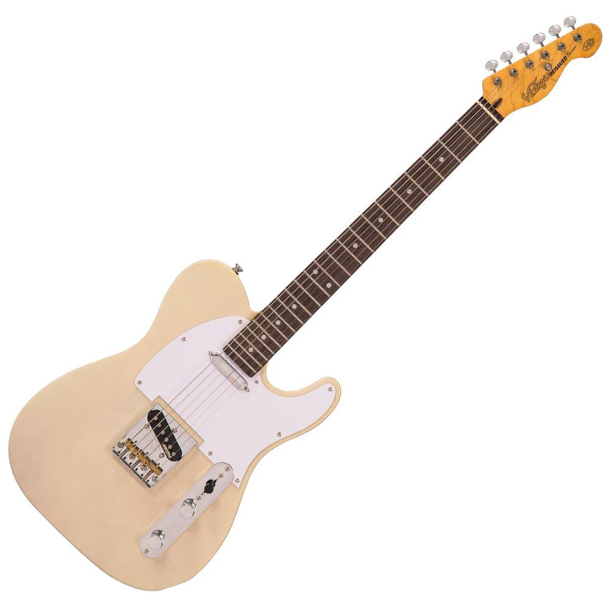 Vintage V62 Electric Guitar - Ash Blonde