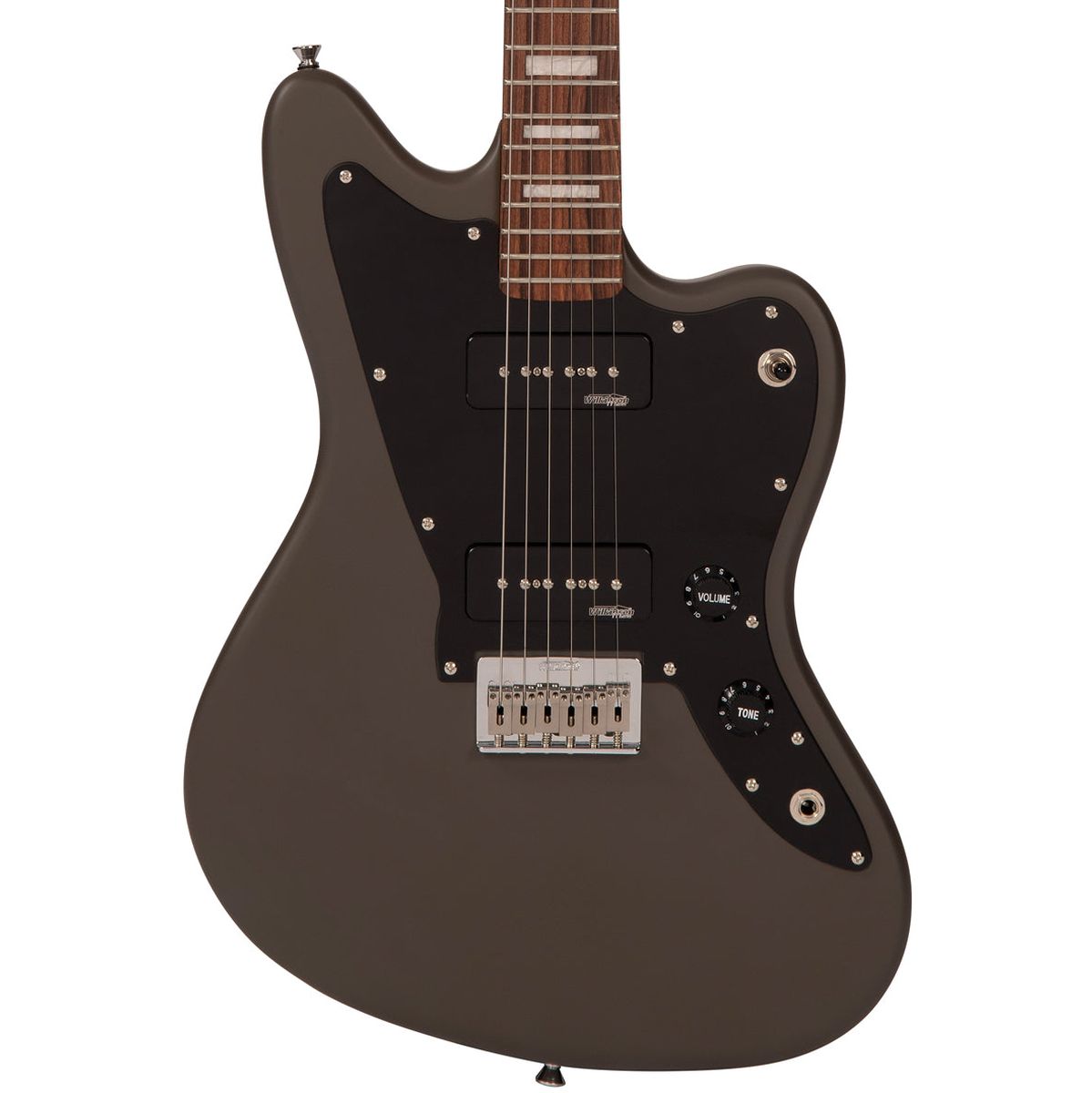 Vintage V65 Hardtail Electric Guitar - Satin Grey