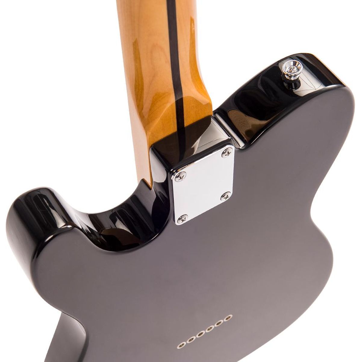 Vintage V75 Electric Guitar - Gloss Black