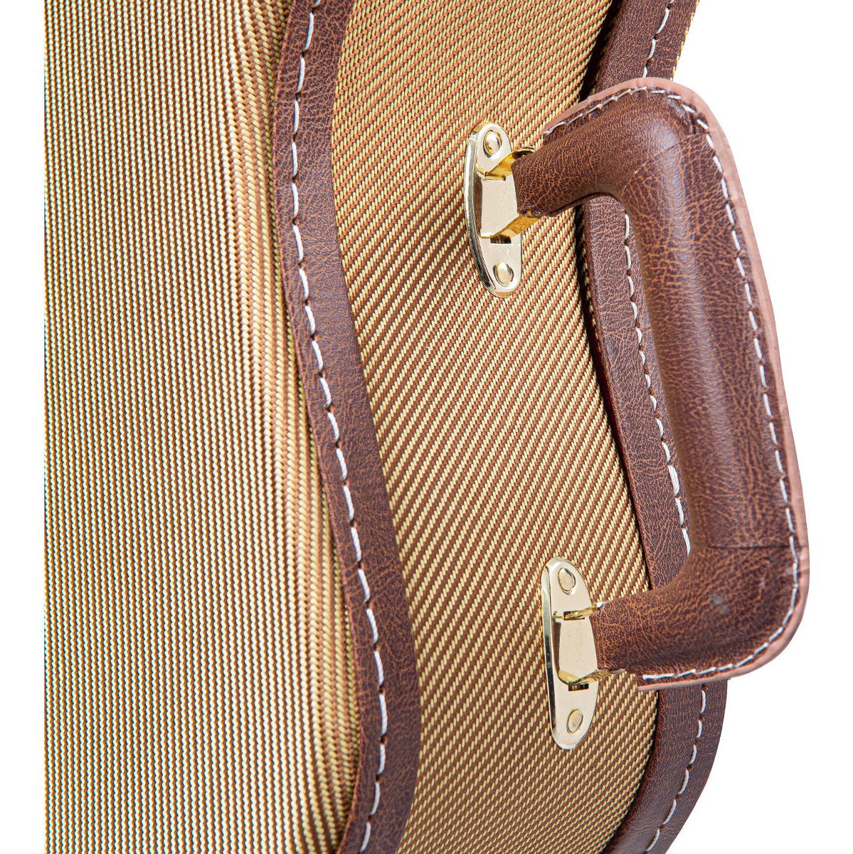 Kinsman Vintage Deluxe Tweed Dreadnought Guitar Case