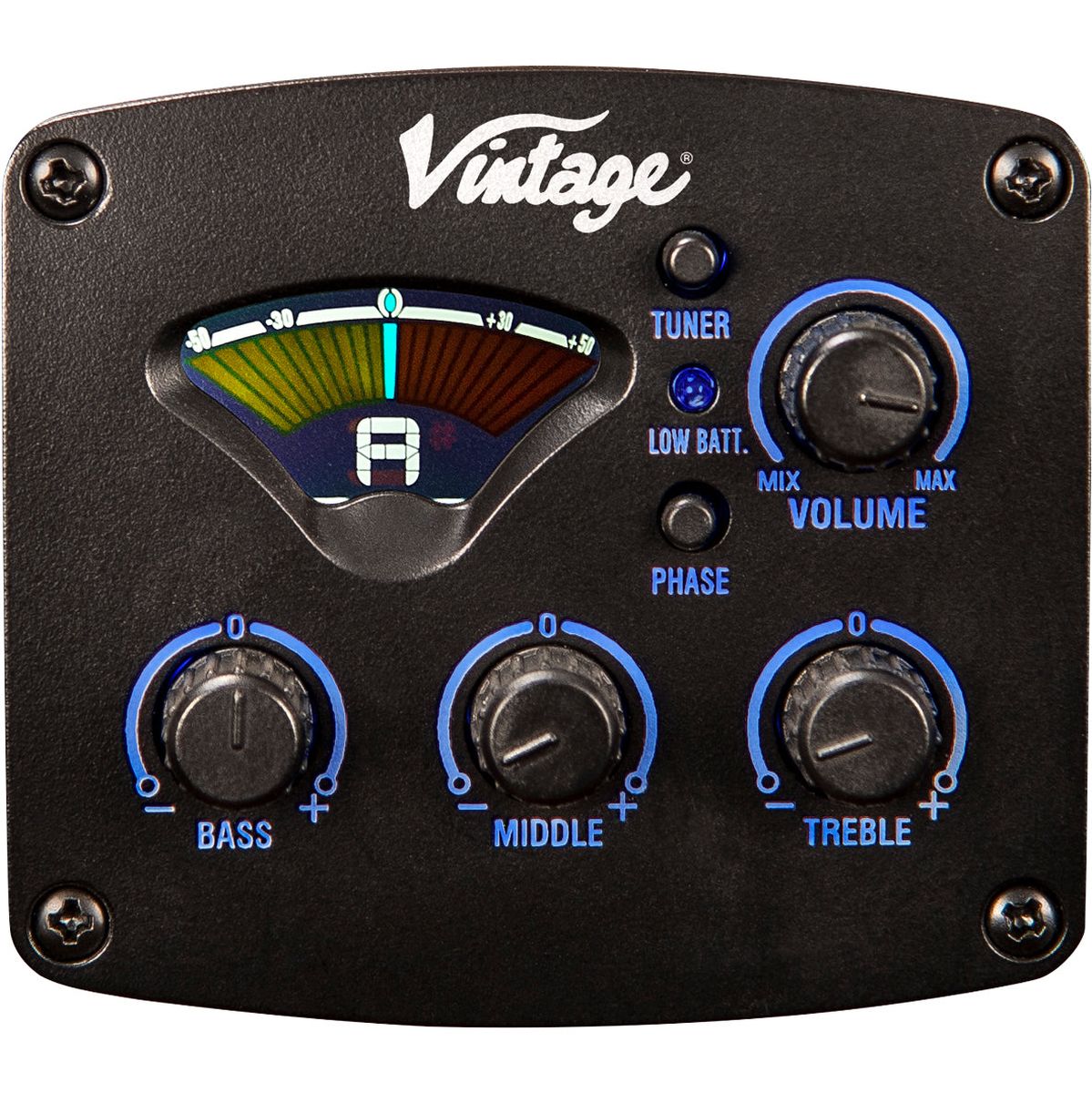 Vintage Historic Electro Dreadnought Guitar - Vintage Sunburst