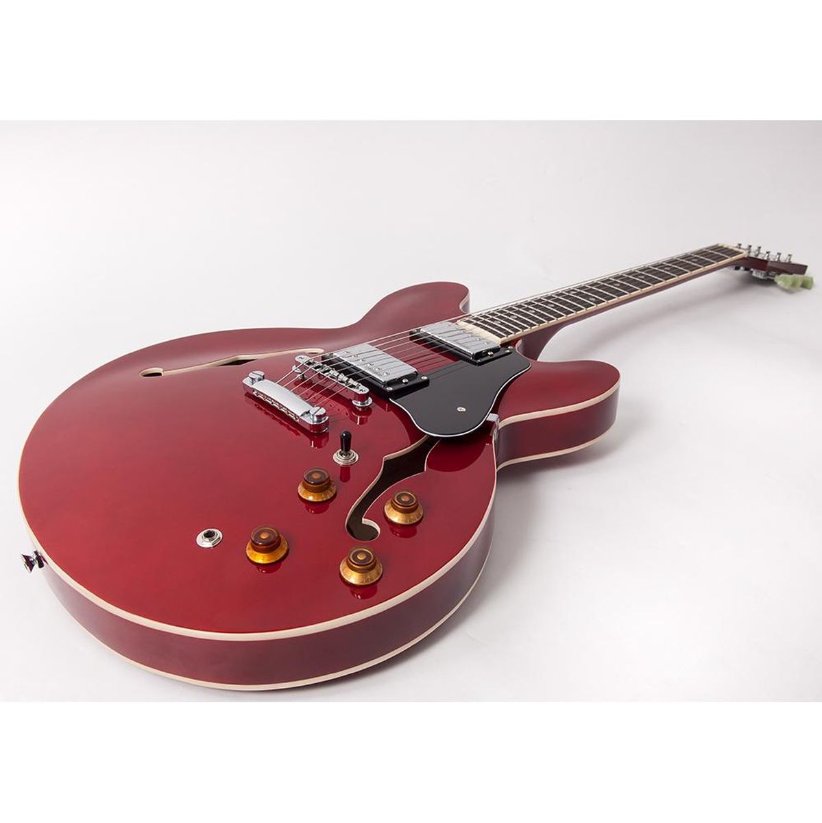 Vintage Semi-Acoustic Guitar - Cherry Red