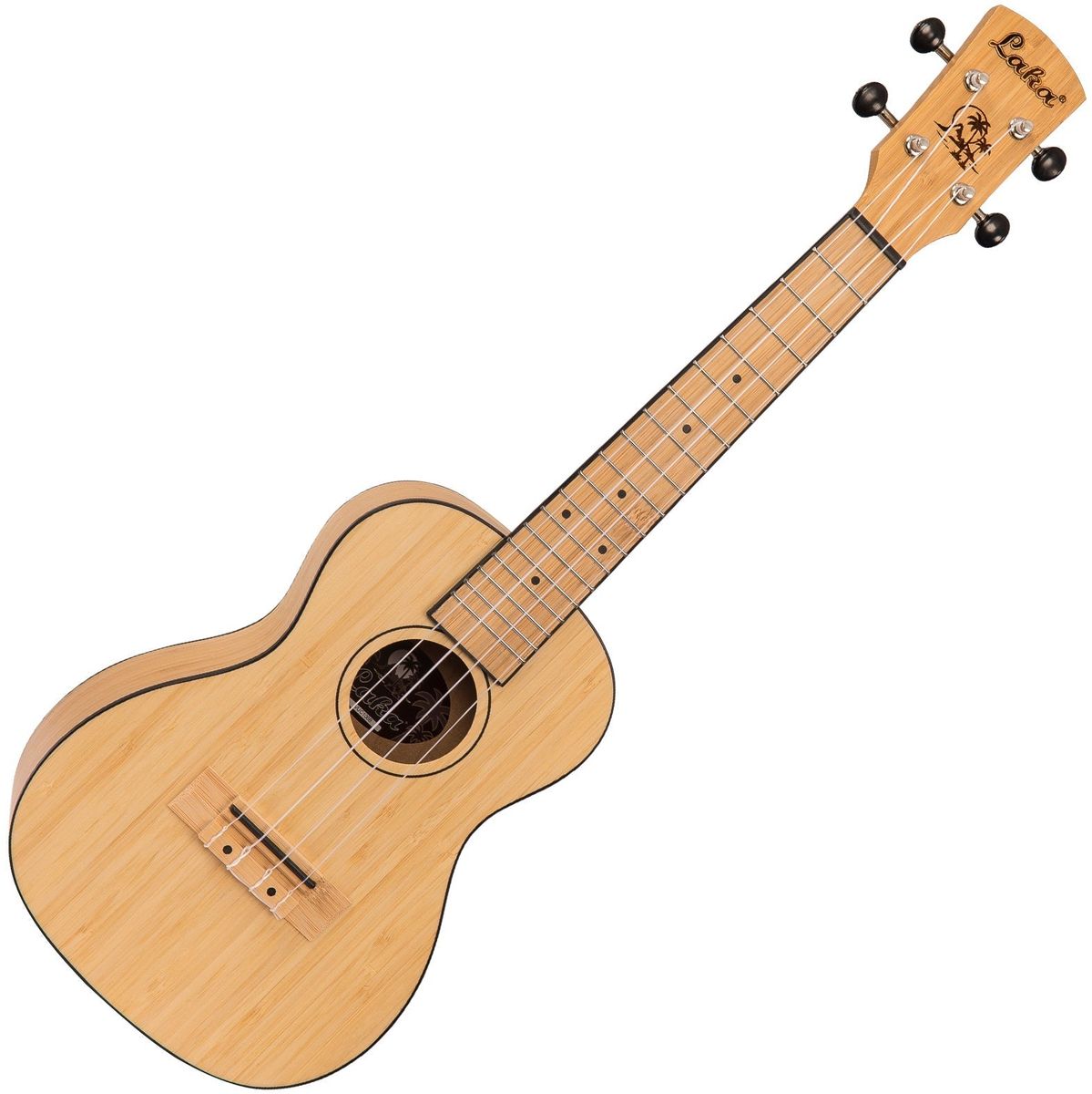 Laka Bamboo Series Ukulele & Bag - Concert