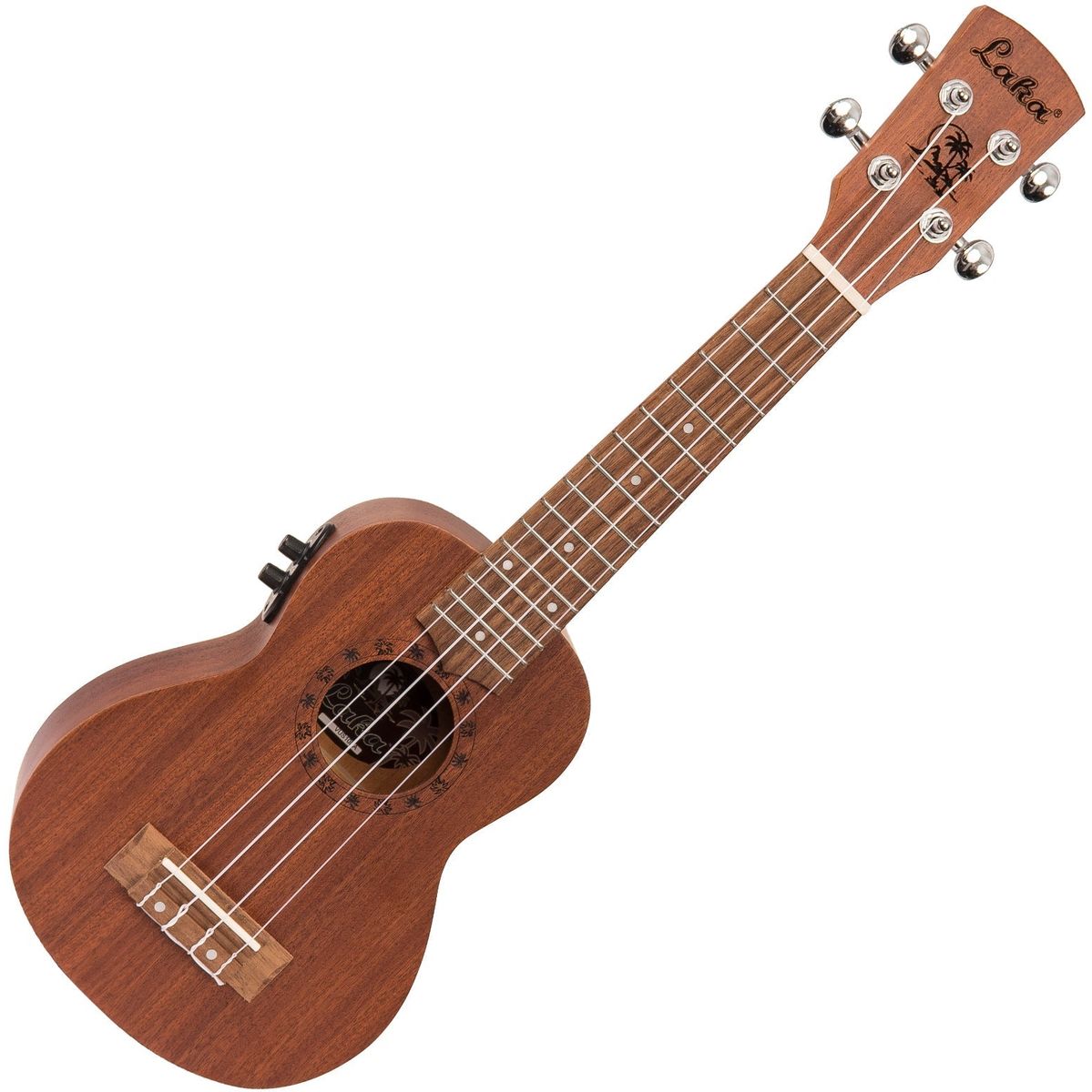Laka Mahogany Series Electro Ukulele & Bag - Soprano