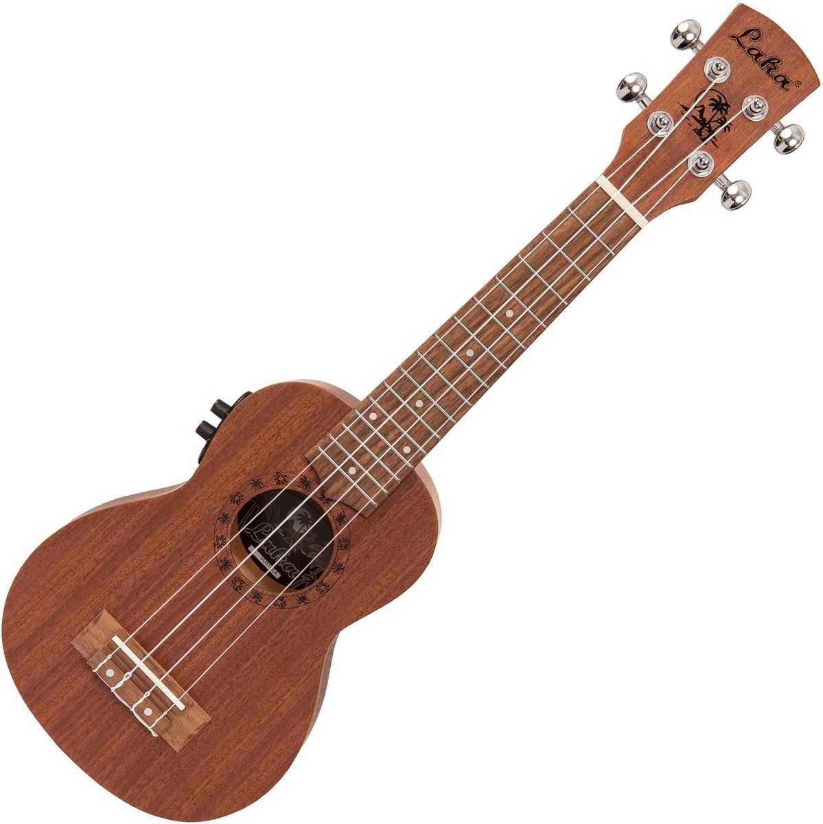 Laka Mahogany Series Electro Ukulele & Bag - Soprano