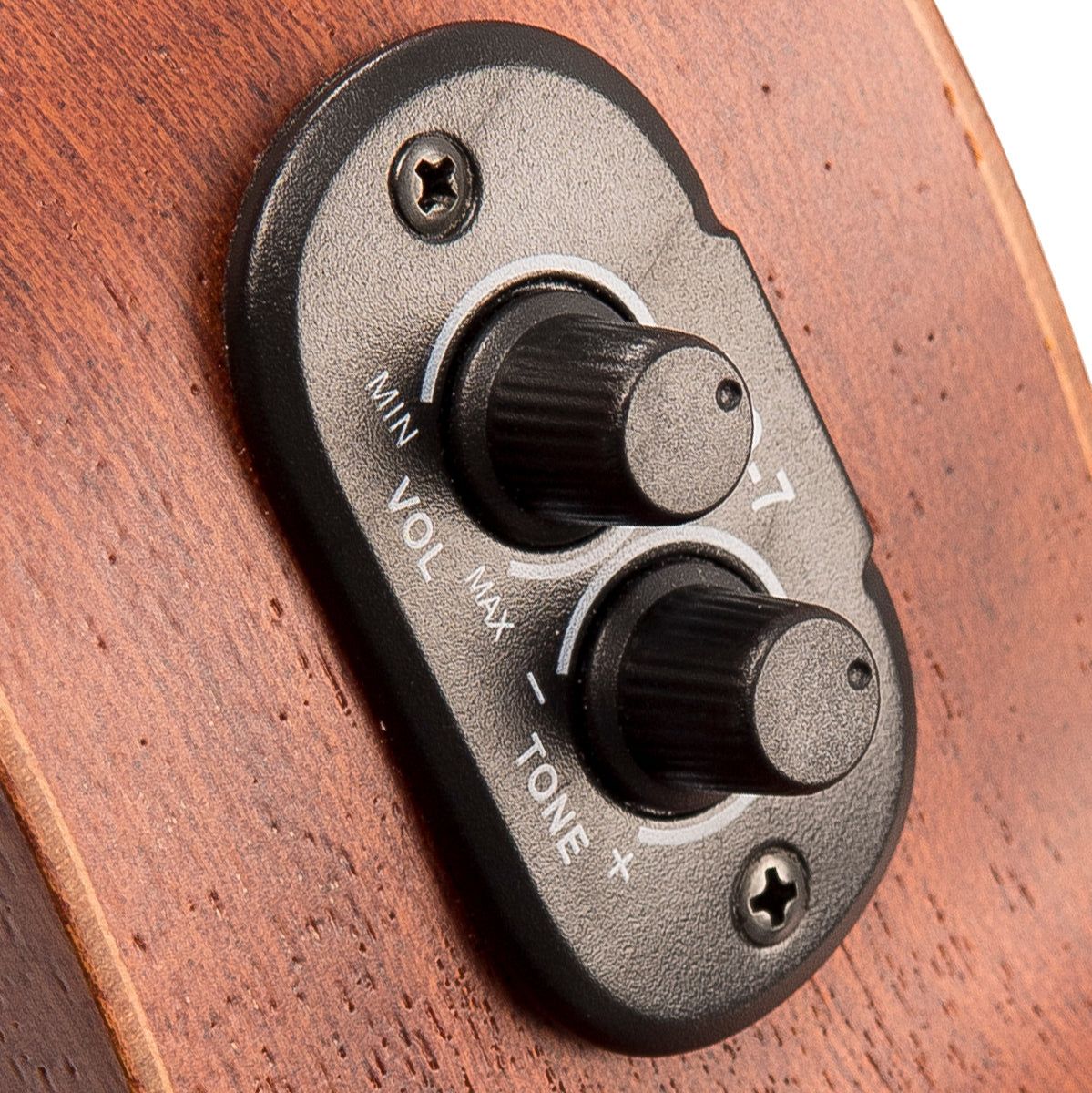 Laka Mahogany Series Electro Ukulele & Bag - Soprano