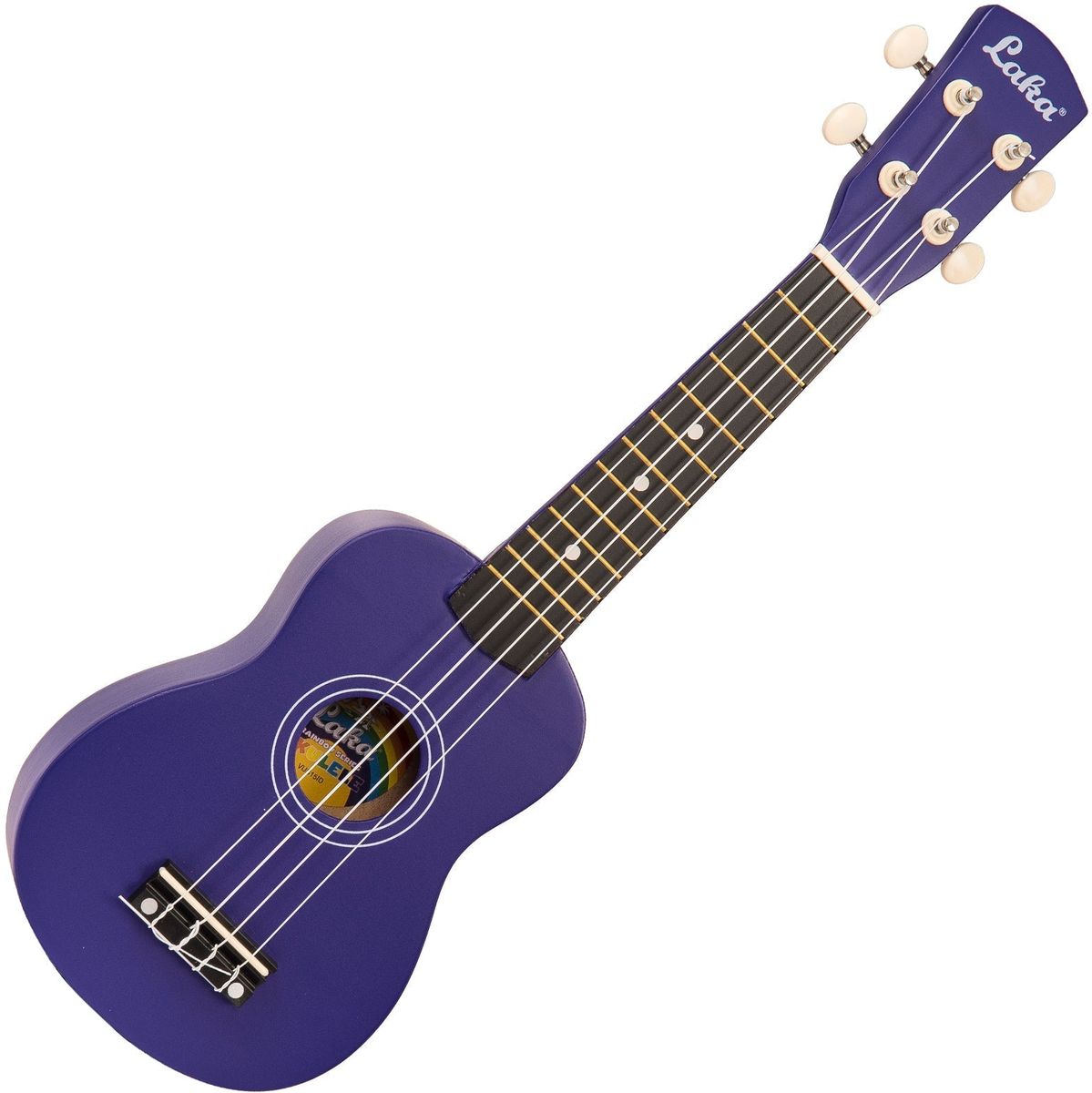 Laka Rainbow Series Ukulele & Bag - Indigo