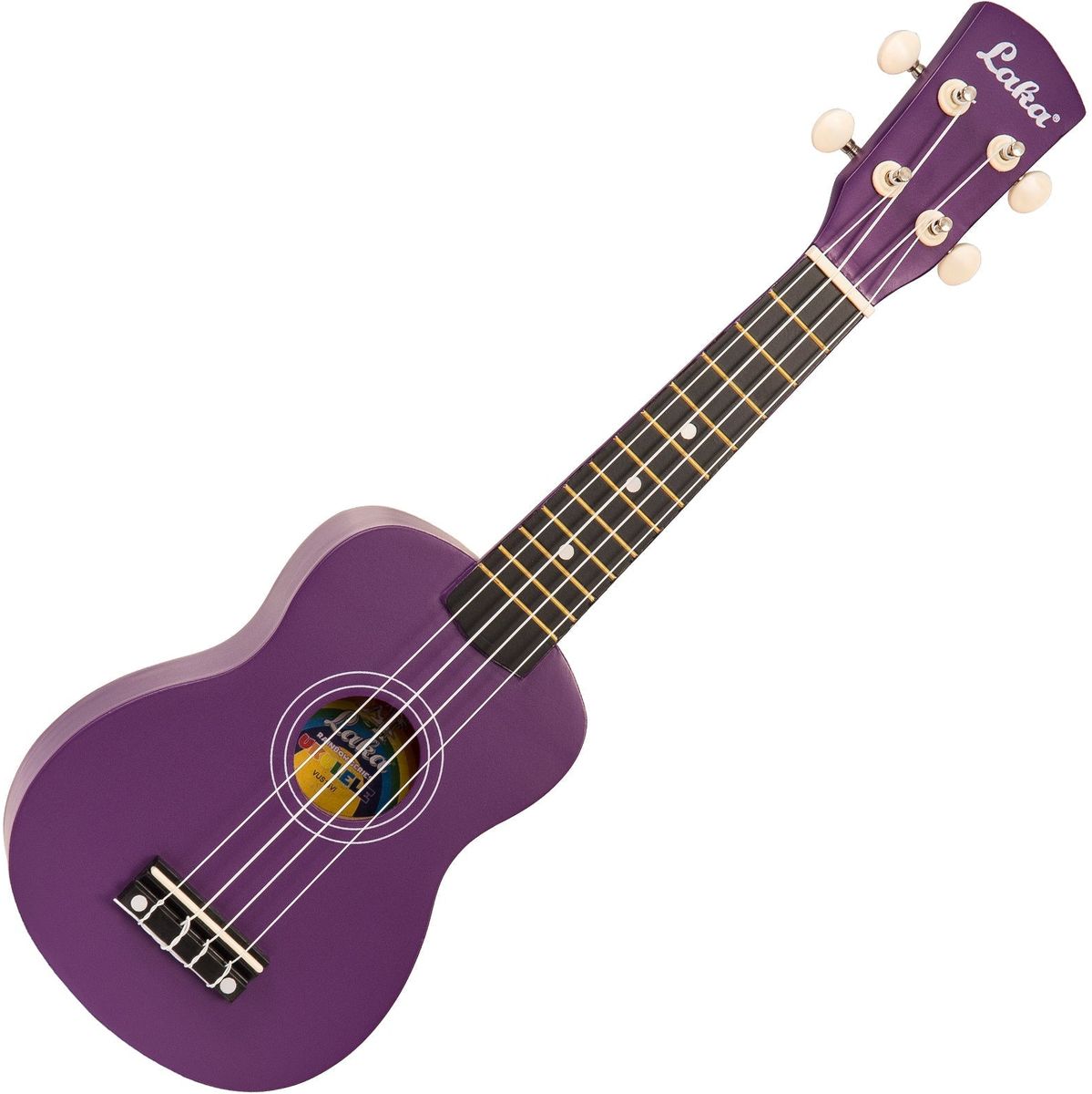 Laka Rainbow Series Ukulele & Bag - Violet