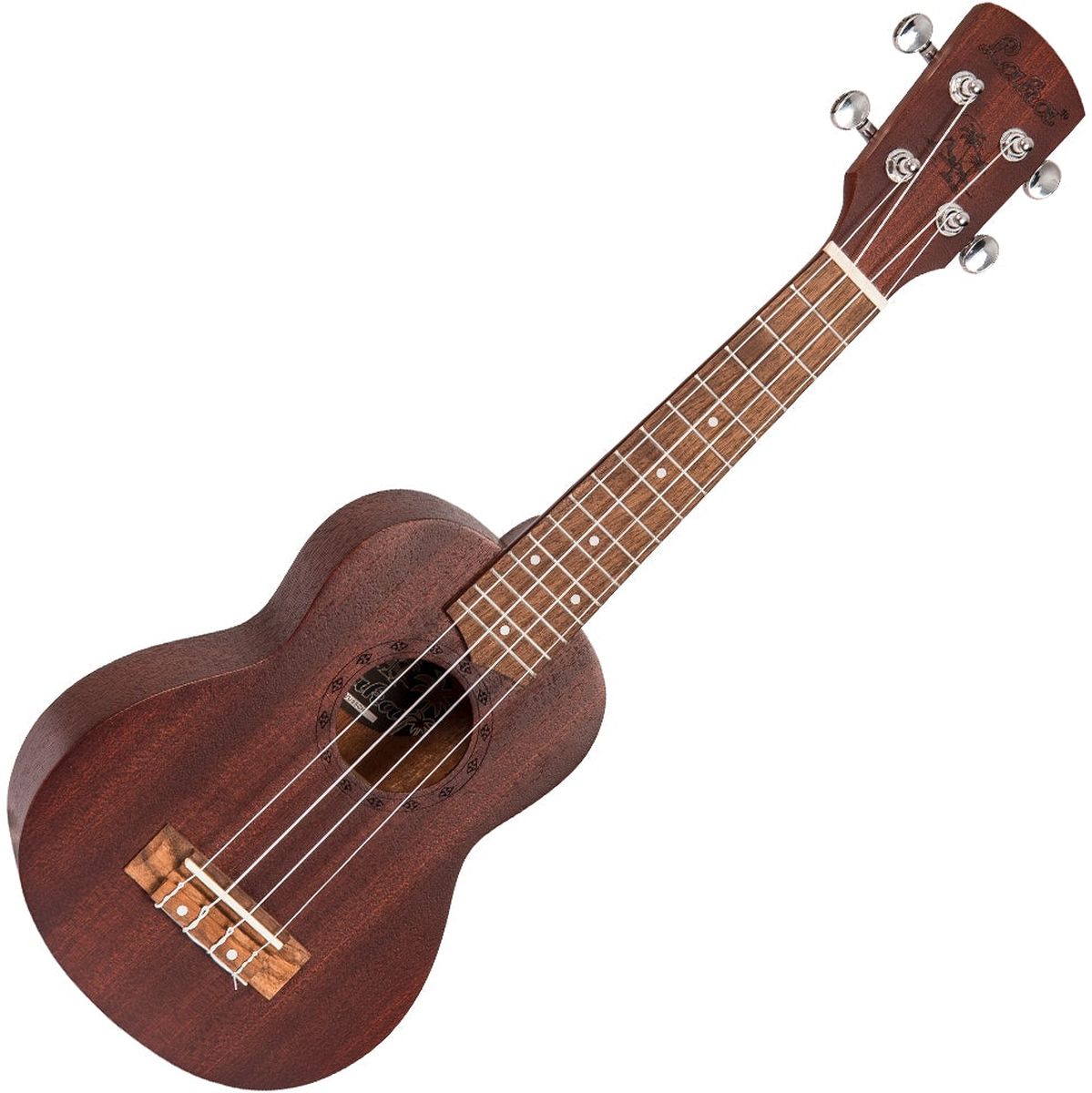 Laka Sapele Series Soprano Ukulele & Bag - Chocolate