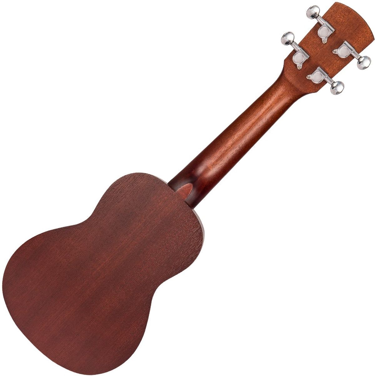 Laka Sapele Series Soprano Ukulele & Bag - Chocolate