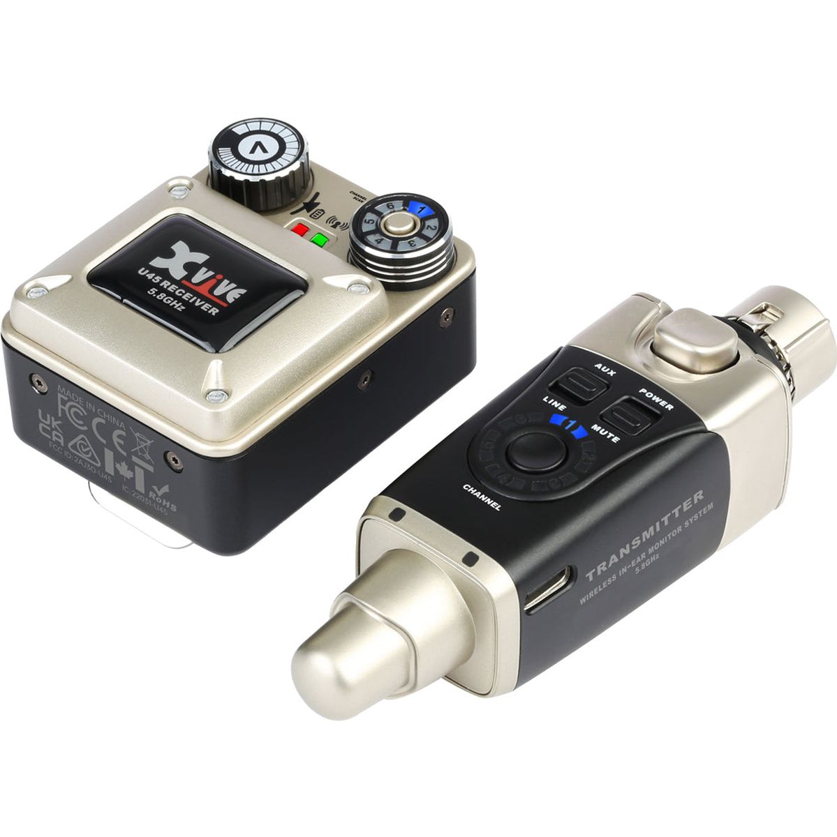 Xvive U45 - 5.8 GHz Wireless In Ear Monitor System