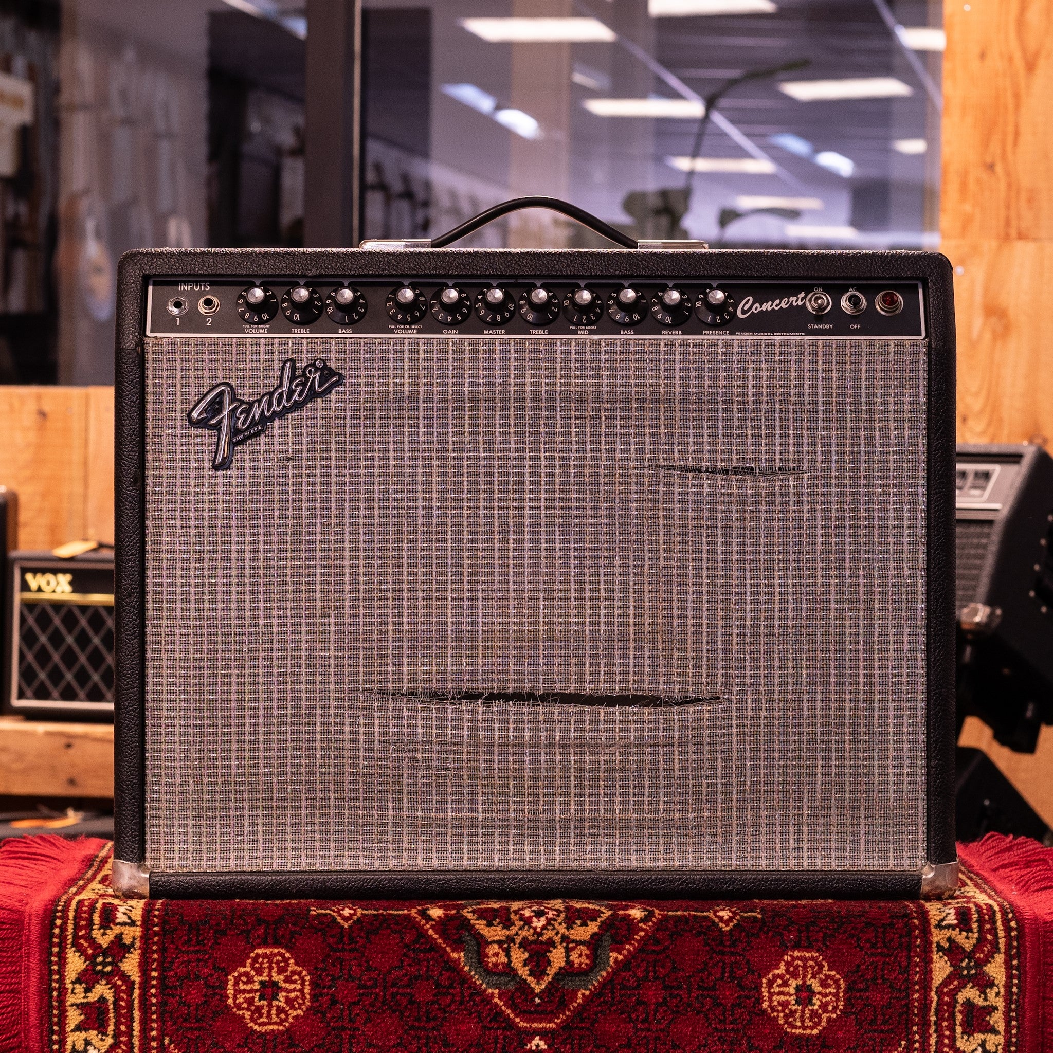 Fender Concert (Rivera) 1982-87 60W Buizen Gitaarversterker Combo (occasion)