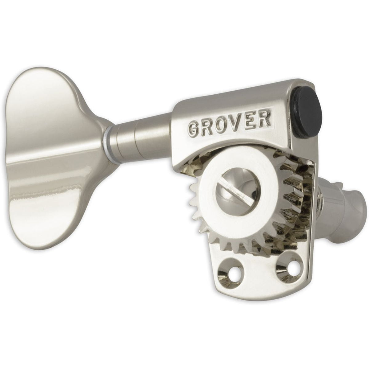 Grover Titan Bass Mheads Left Hand 4 In Line Nickel