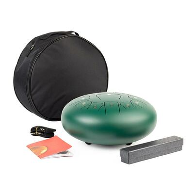 Hayman Steel Tongue Drum 12" 1213/GN Green