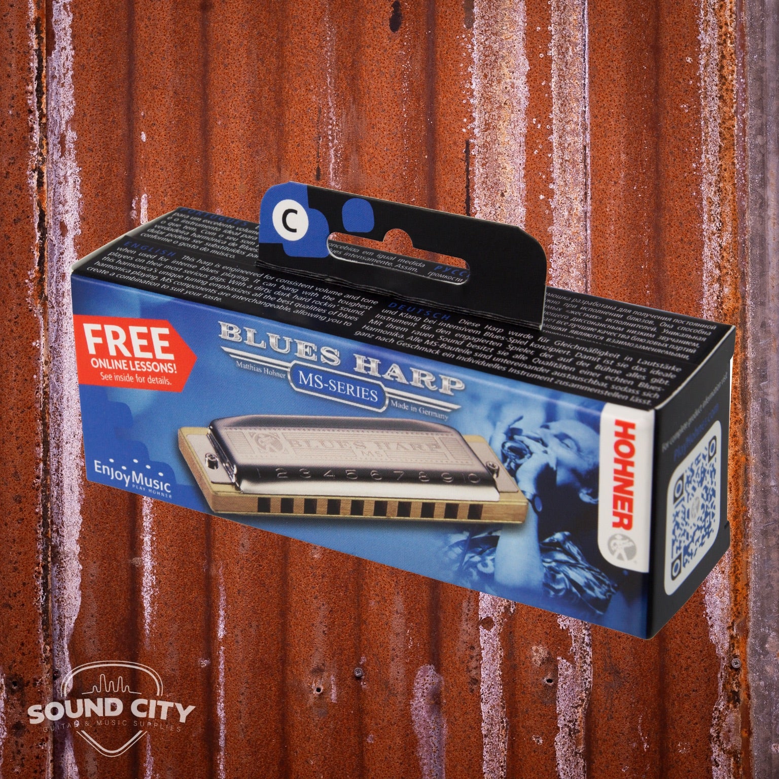 Hohner Mondharmonica Blues Harp MS, D