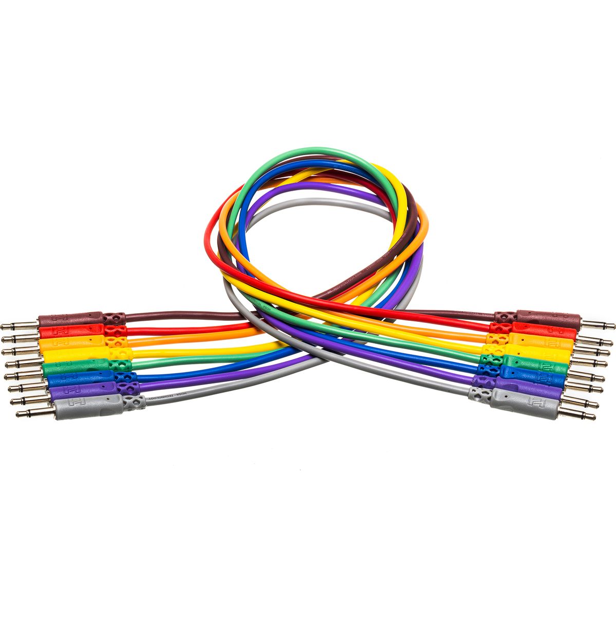 Hosa CMM - 815 Unbalanced Patch Cables 3.5mm TS To Same 6 In