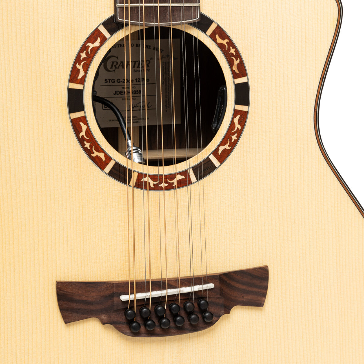 Crafter STG G20CE Pro12 Natural 12-snaar Grand Auditorium Westerngitaar