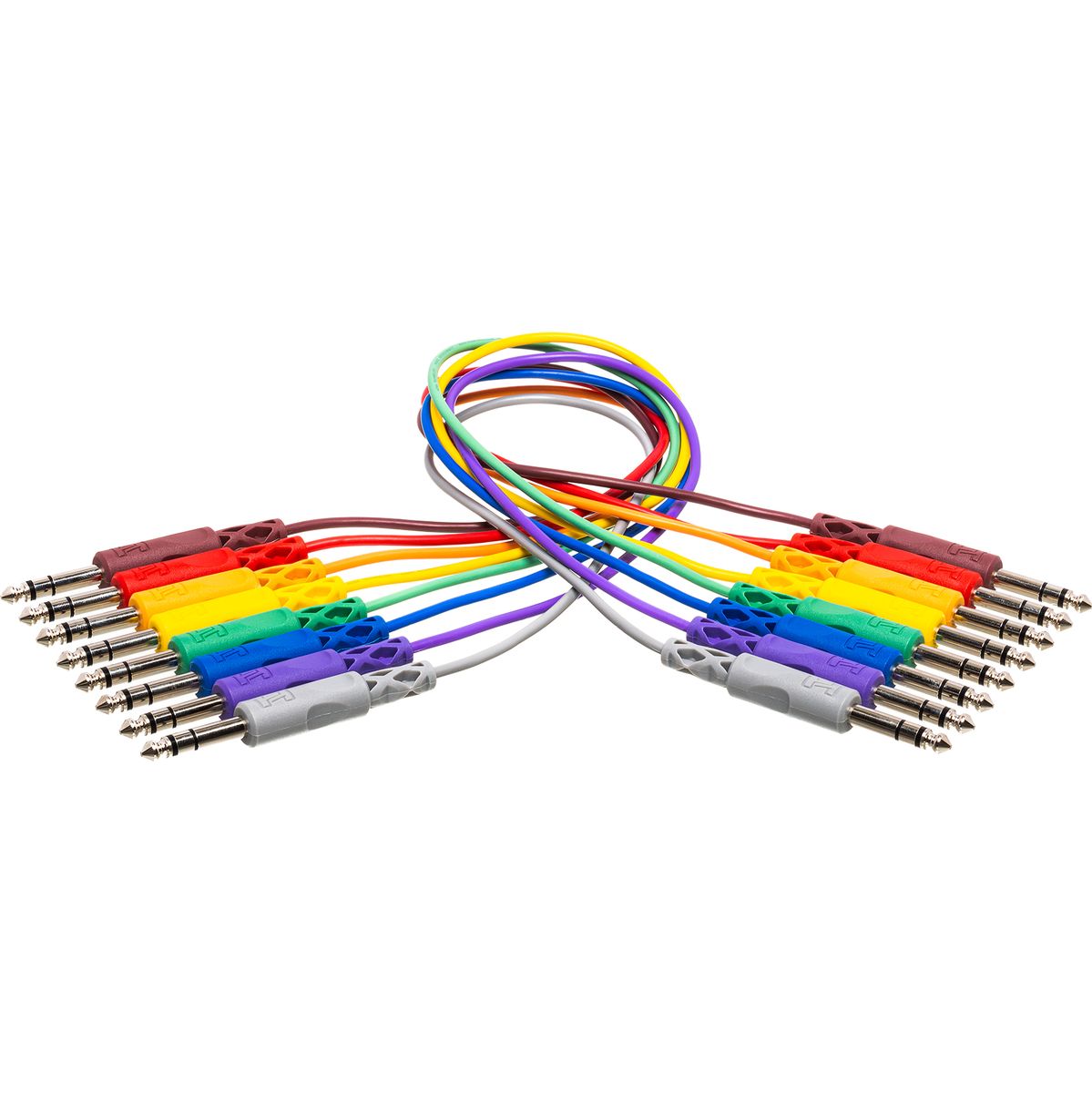 Hosa CSS-845 Balanced Patch Cables 1/4 In TRS To Same 1.5 FT