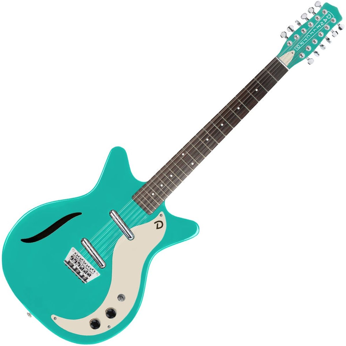 Danelectro DC59 Vintage 12 String - Dark Aqua Elektrische gitaar