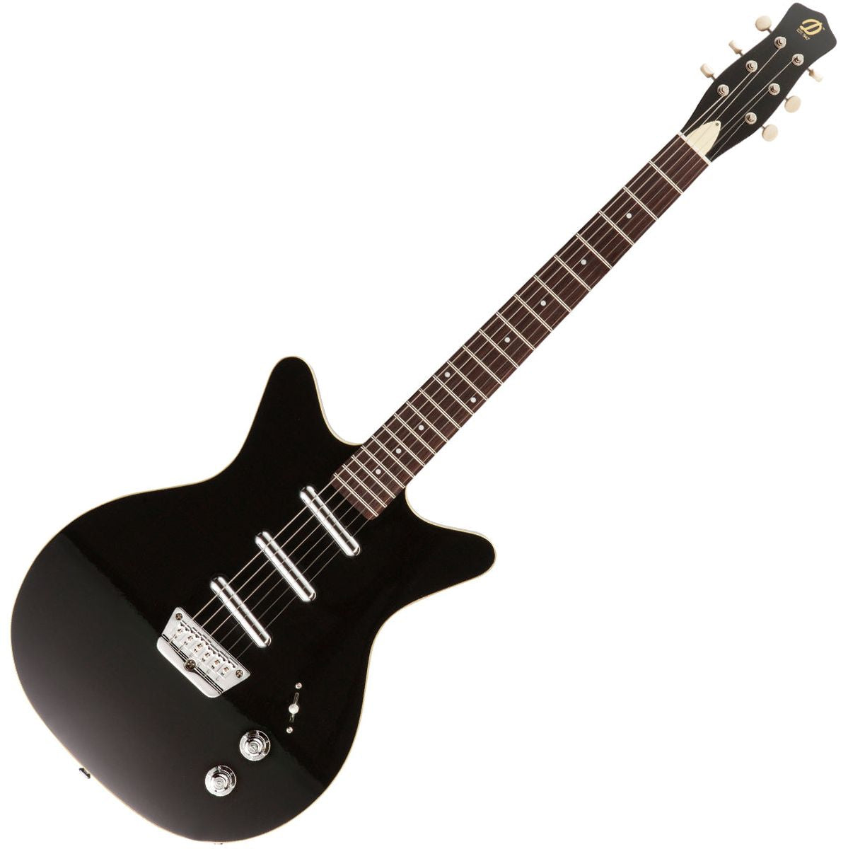 Danelectro 59 Triple Divine - Black Elektrische gitaar