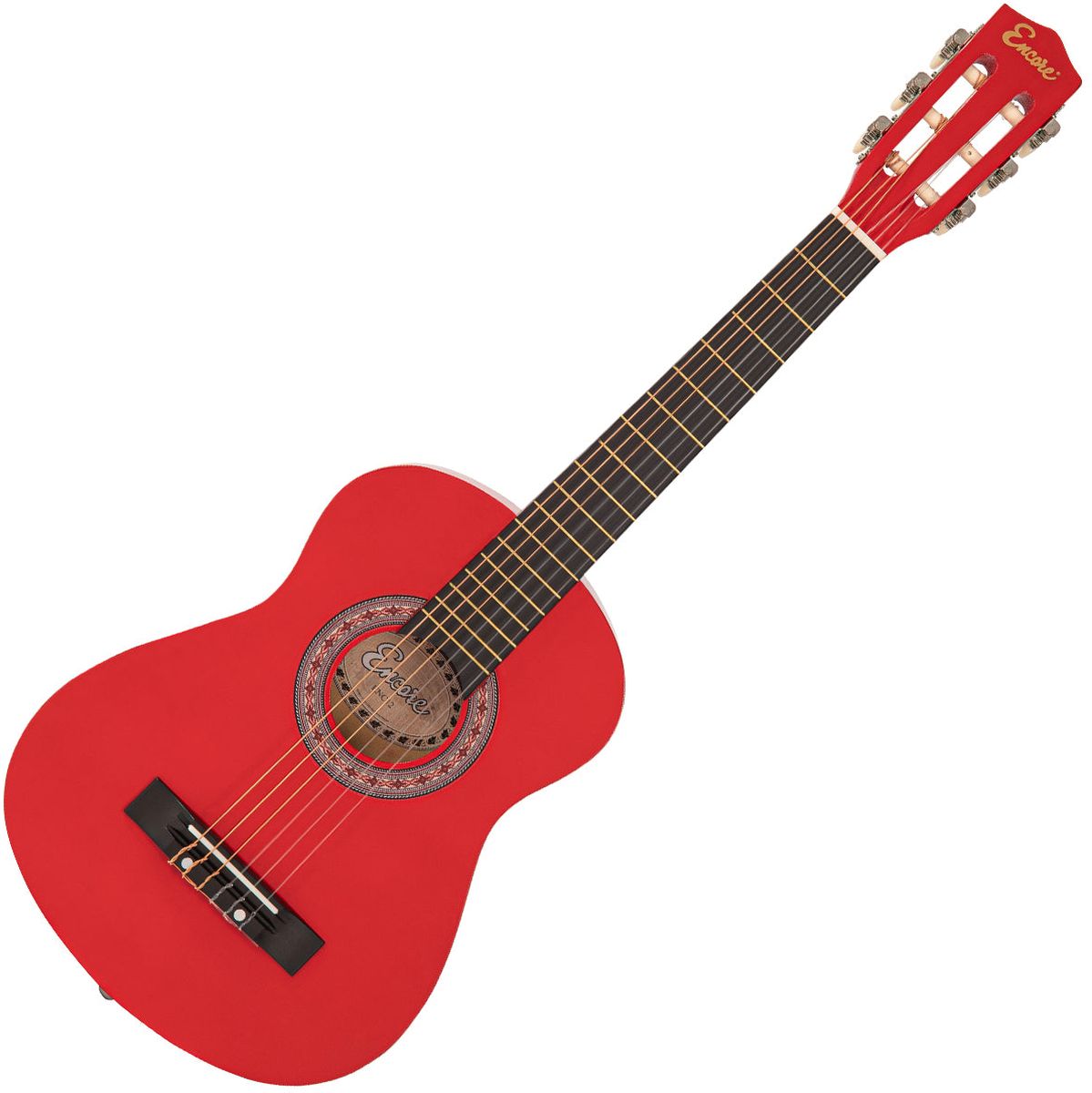 Encore 34 Klassieke gitaar Set - Red