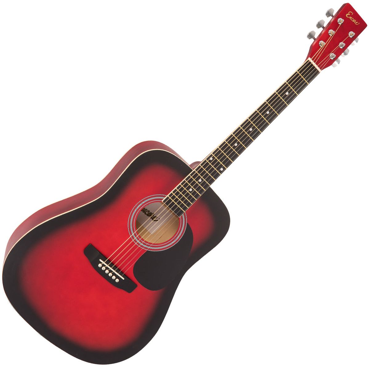Encore Westerngitaar Set - Redburst