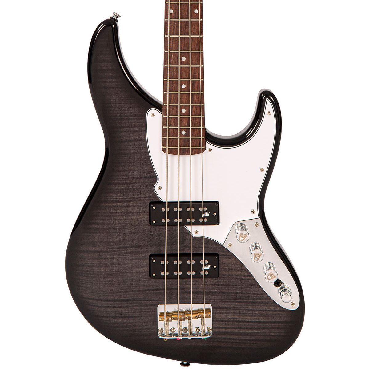 Fret-King Perception Custom 4 String Bass - Blackburst Basgitaar