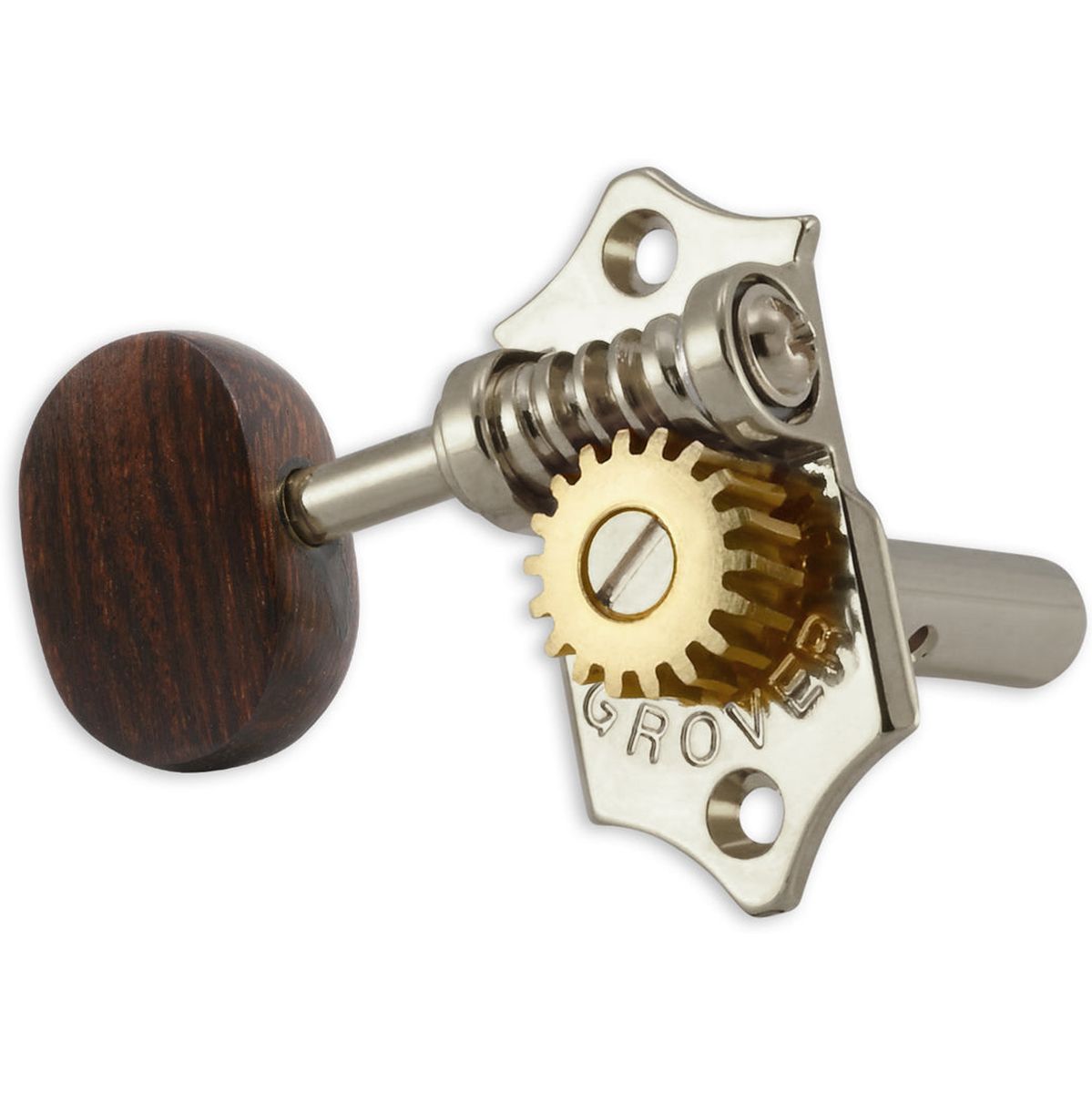 Grover Statite Horizontal Set Rosewood Buttons Nickel