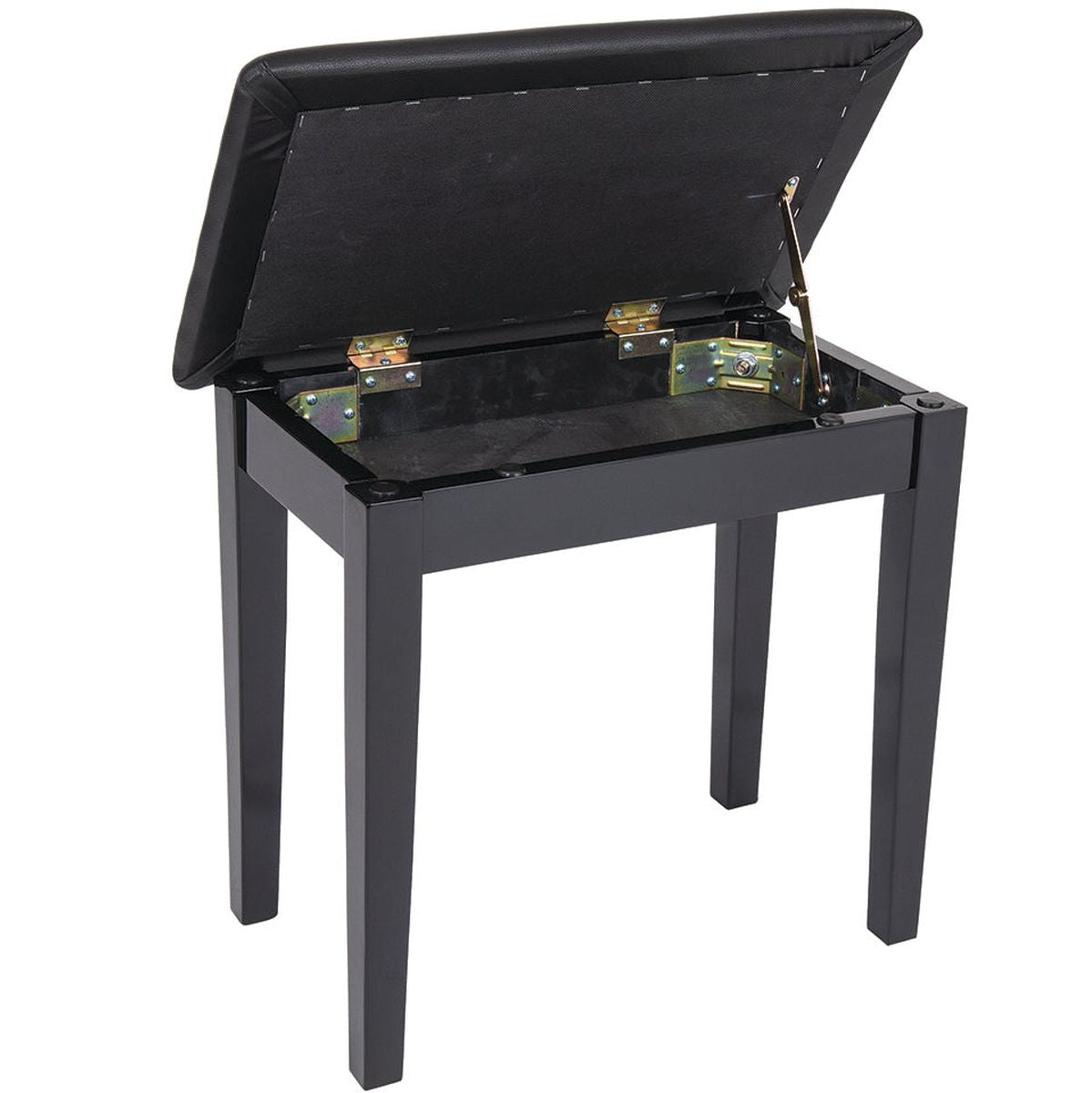 Kinsman Piano Bench - w/ Storage - Satin Black