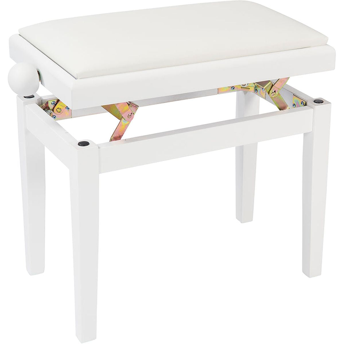 Kinsman Adjustable Piano Bench - Satin White