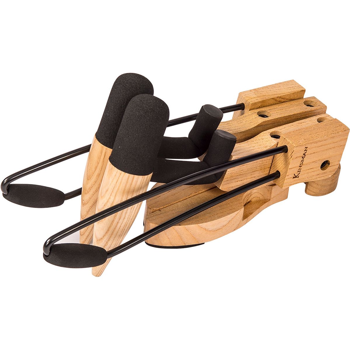 Kinsman Premium Series Wooden A-Frame Electric Guitar Stand (KWE51)