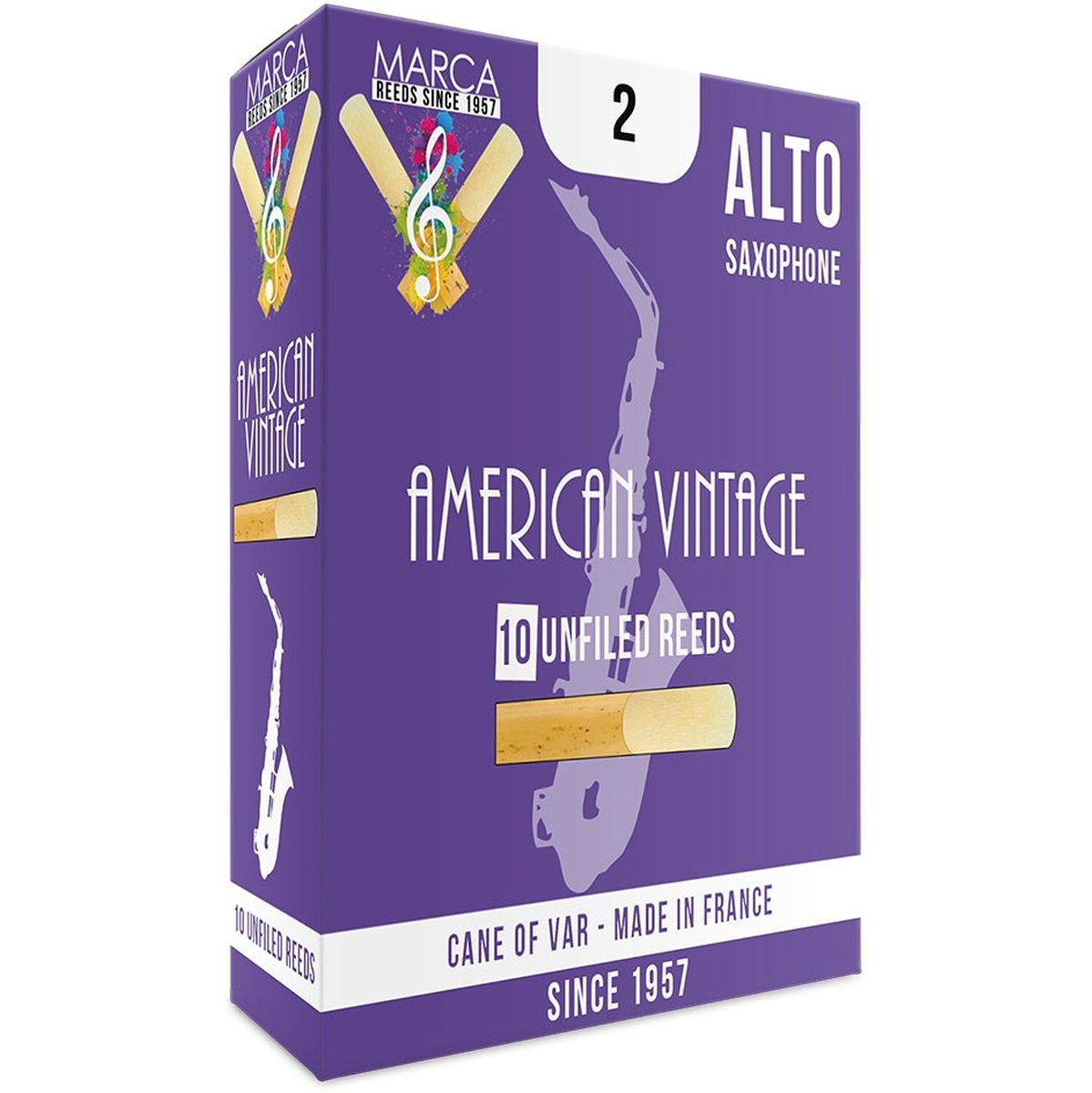 MARCA Reed Saxophone Alto American Vintage 2 - PK Of 10