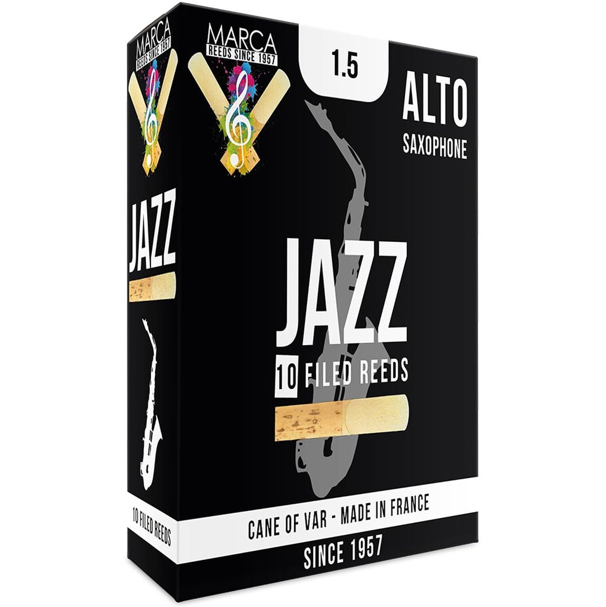 MARCA Reed Saxophone Alto Jazz - Filed 1.5 - PK Of 10