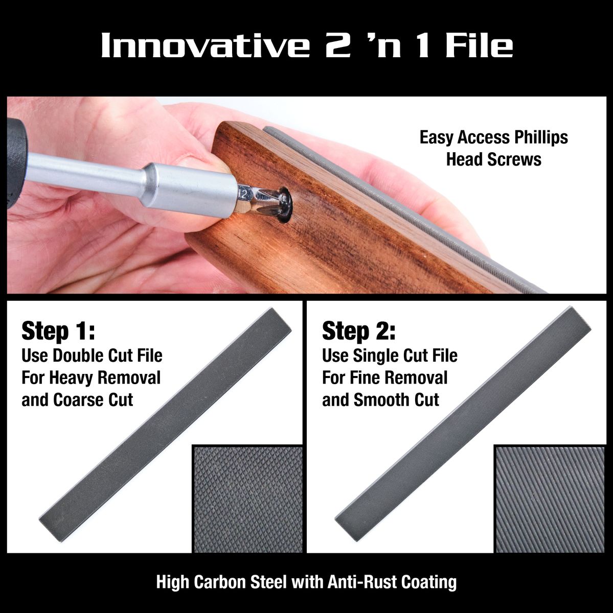 MusicNomad Fret Beveling File (B-File)