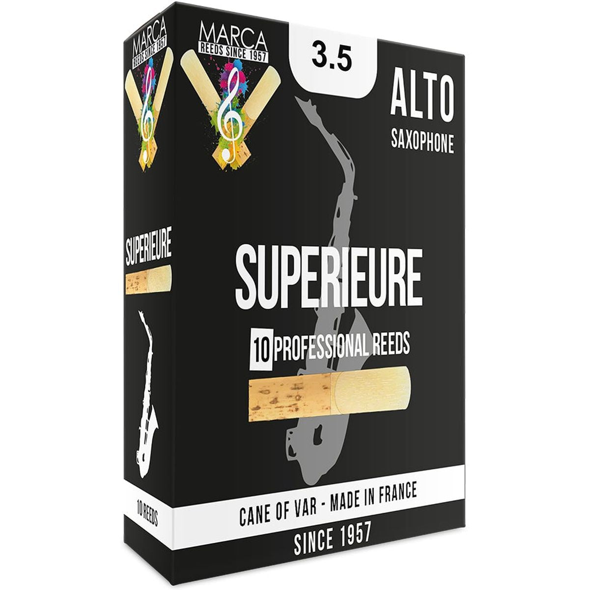 MARCA Reed Saxophone Alto Superieure 3.5 - PK Of 10
