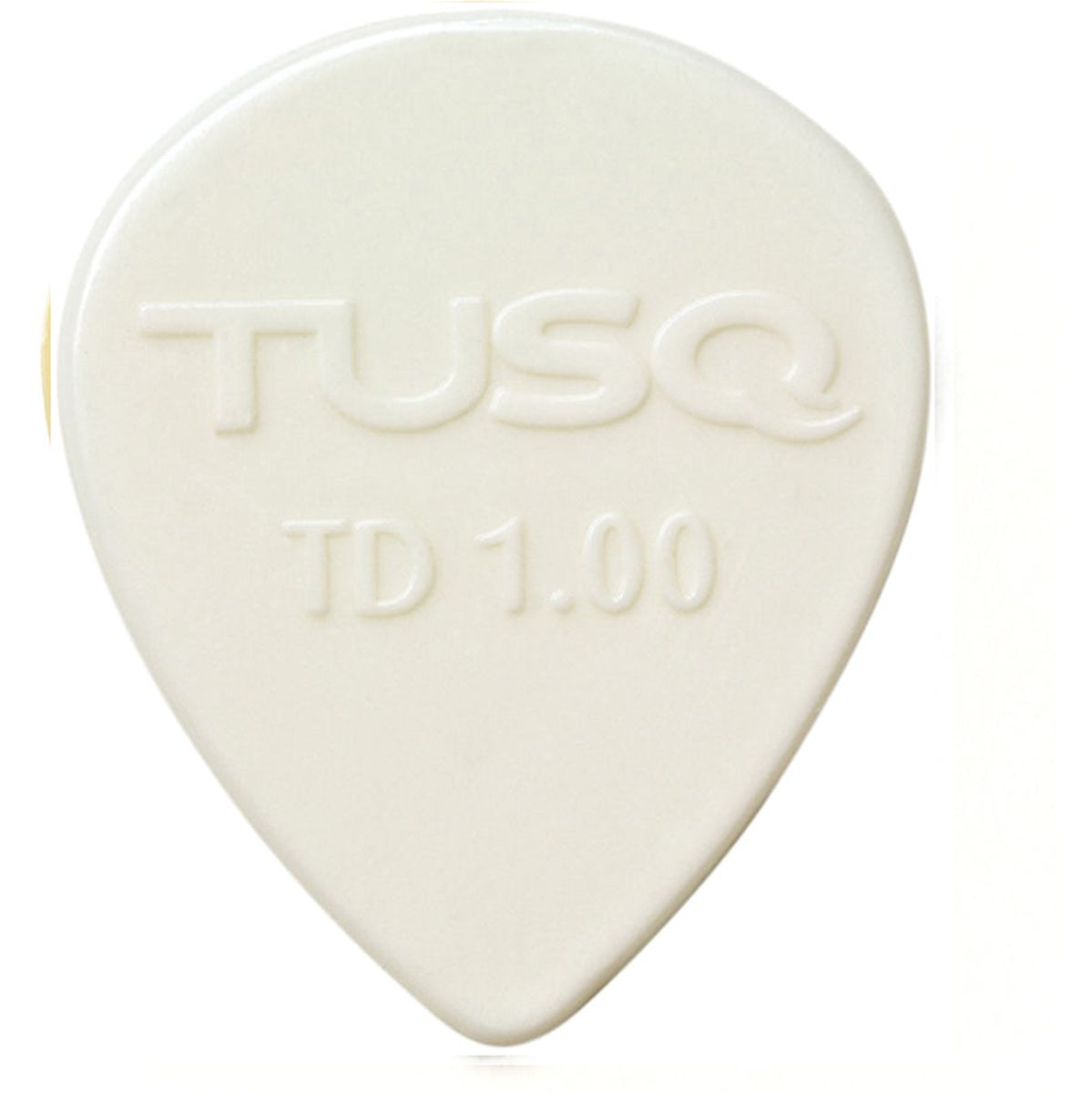 Graph Tech Tusq Tear Drop Pick 1.00mm White - 72pcs
