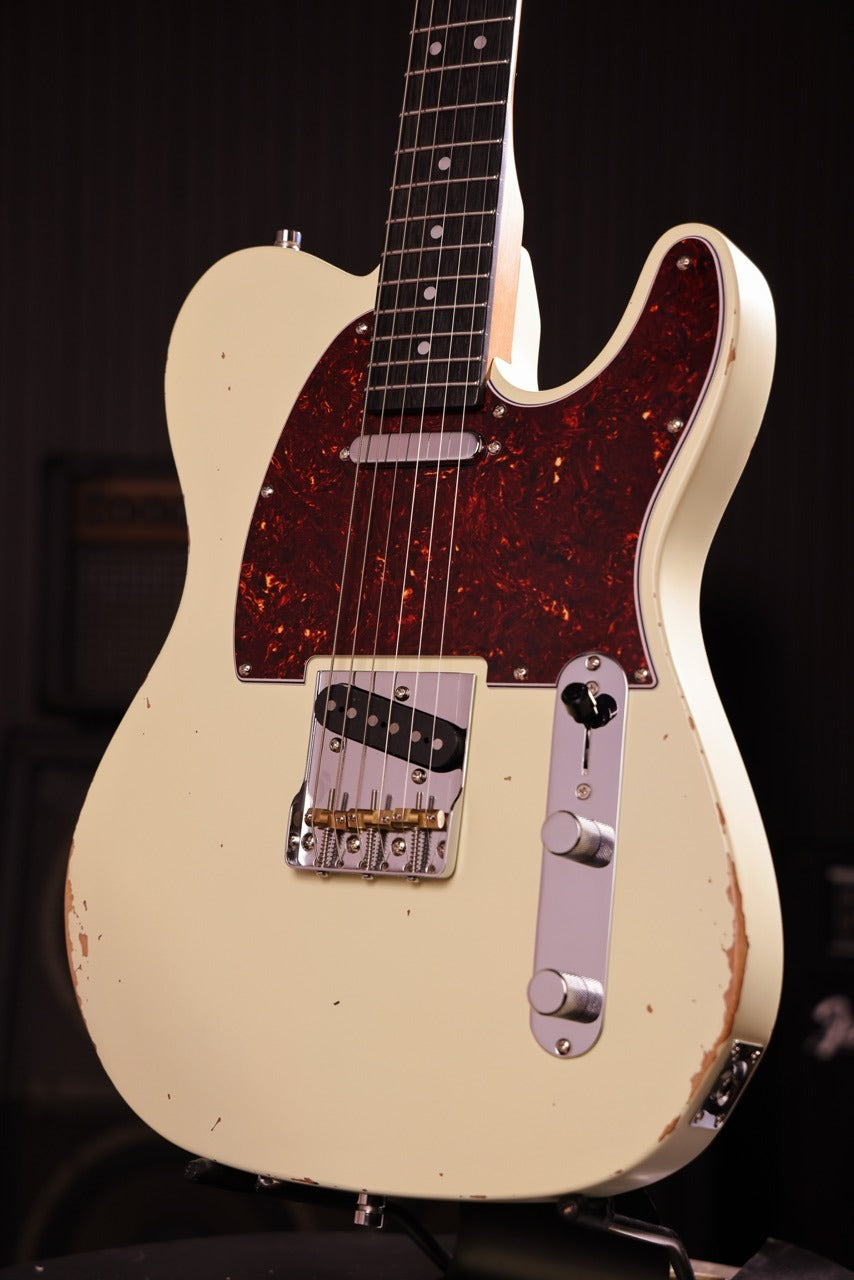 Patina PT-6 Olympic White Relic T-Style Elektrische gitaar