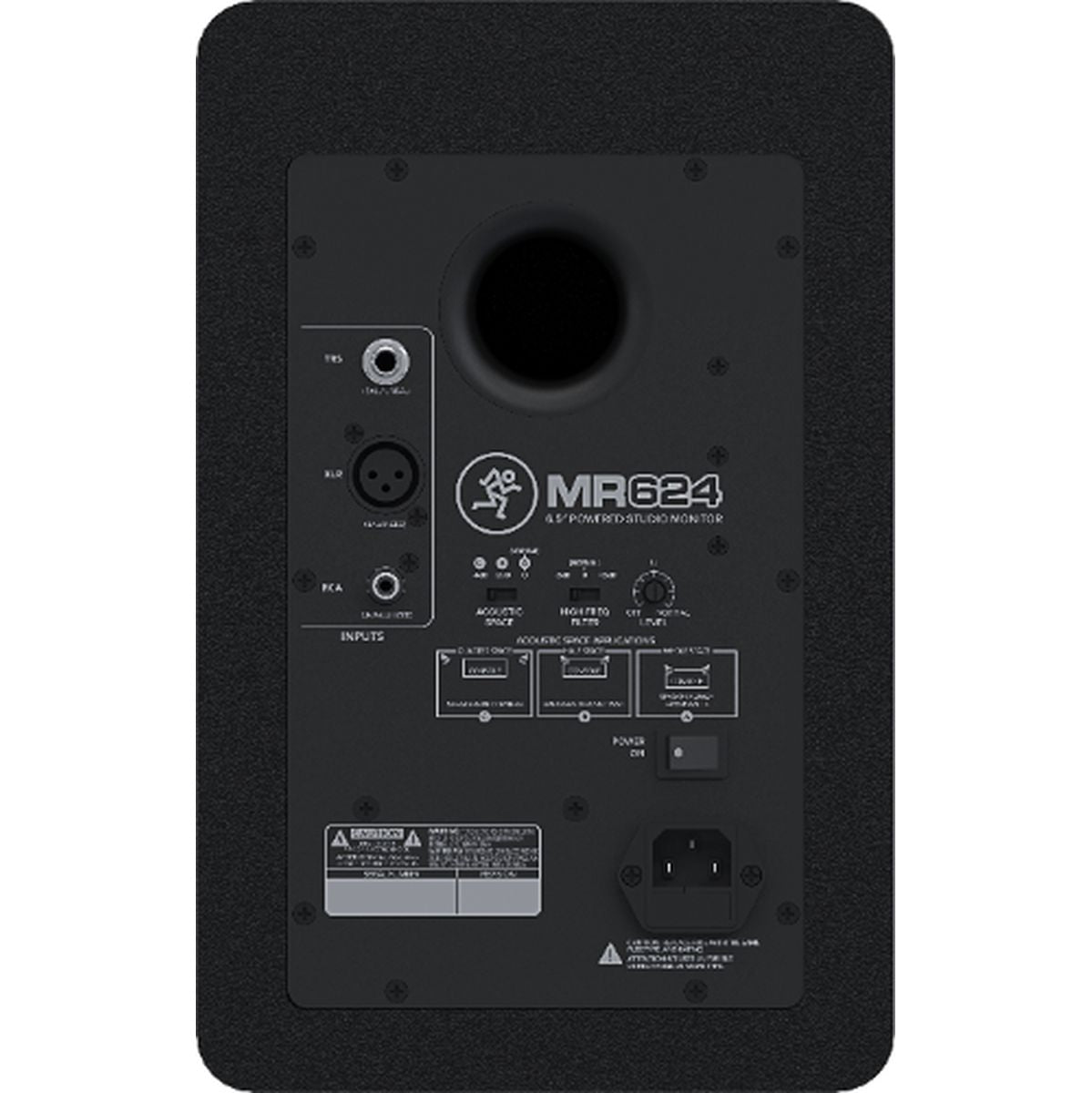 Mackie MR624 Monitoring Enceinte Active Bi-Amplifiée 6.5" 50W RMS (Individual)