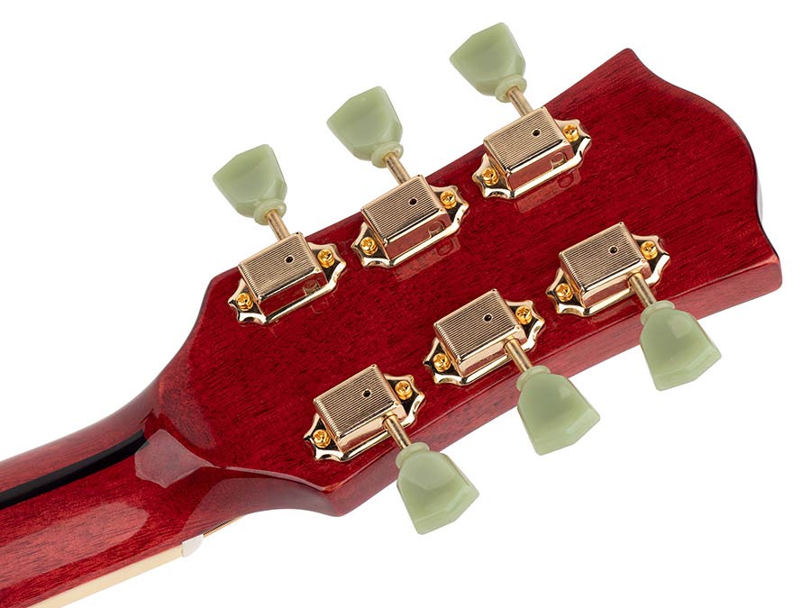 Richwood HSJS-42-TRD, Trans Red, Heritage Series Handmade Jumbo Westerngitaar