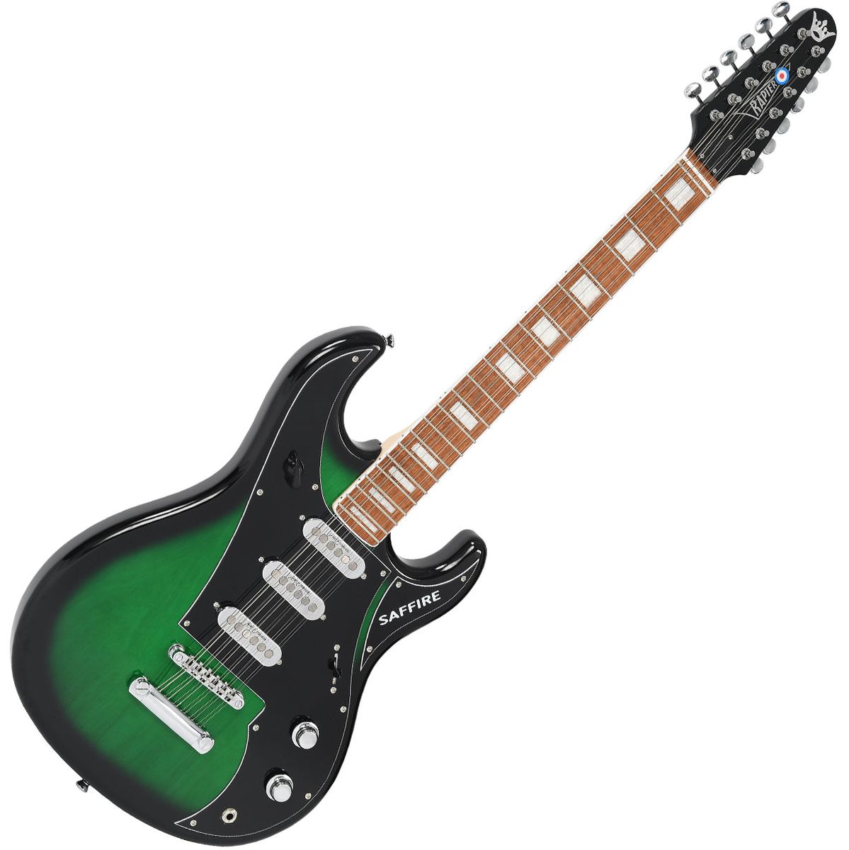 Rapier Saffire 12 Electric Guitar - Greenburst