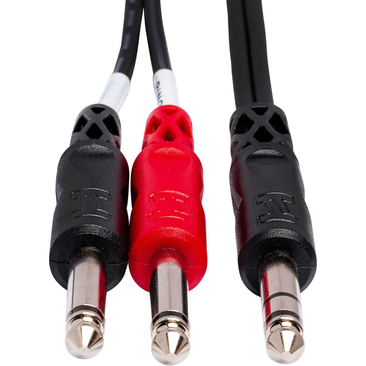 Hosa STP-203 Insert Cable 1/4 In TRS To Dual 1/4 In TS 3 M