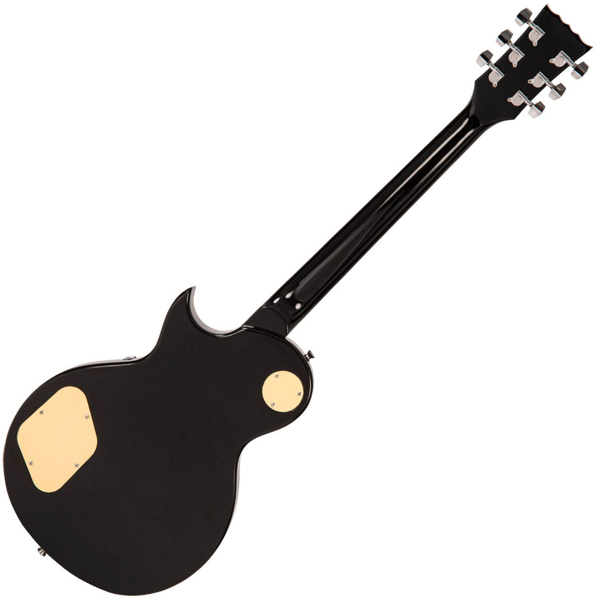 Vintage V10 Coaster Series Electric Guitar - Gloss Black