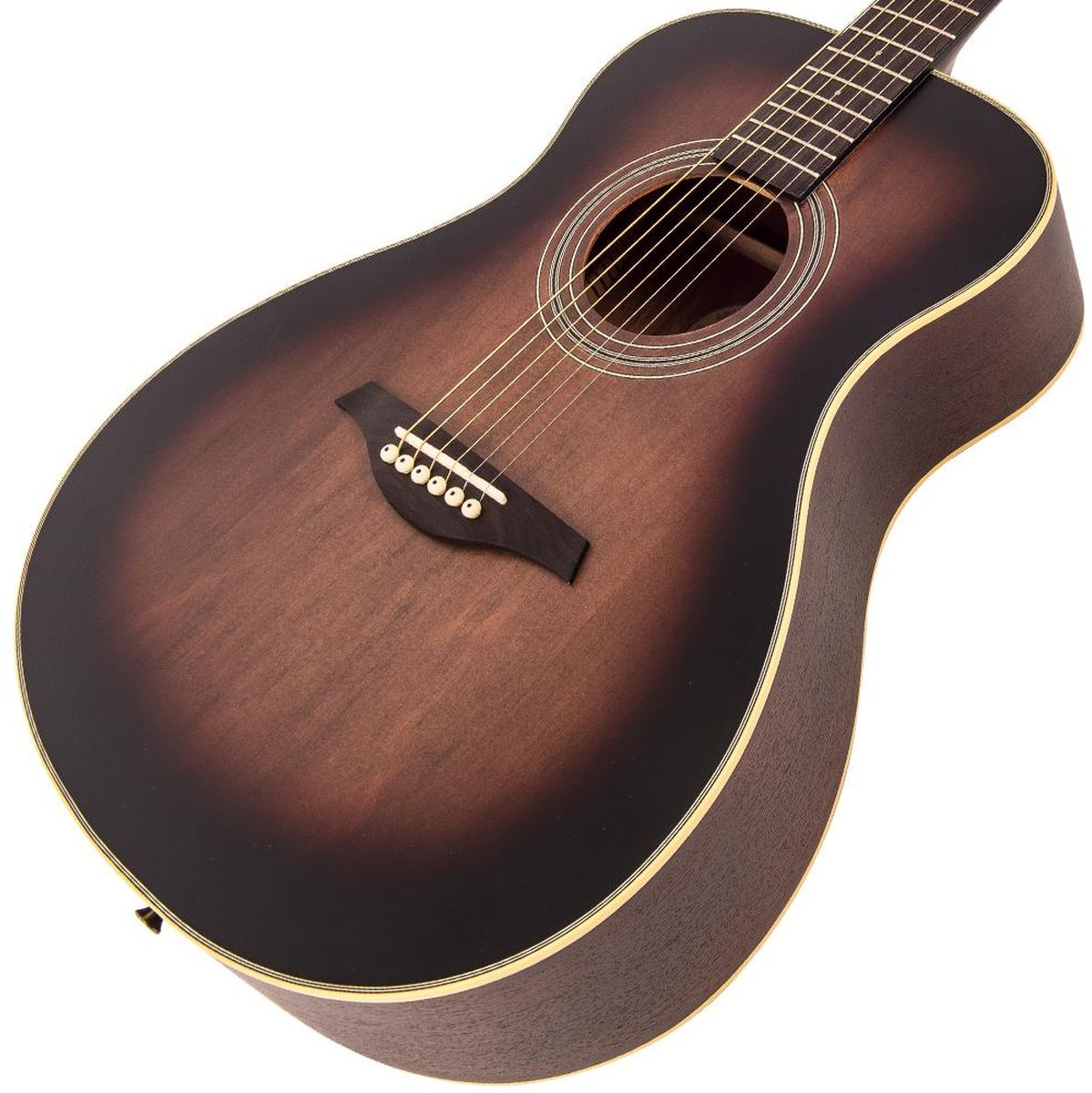 Vintage Folk Guitar - Solid Top-Antiqued Finish