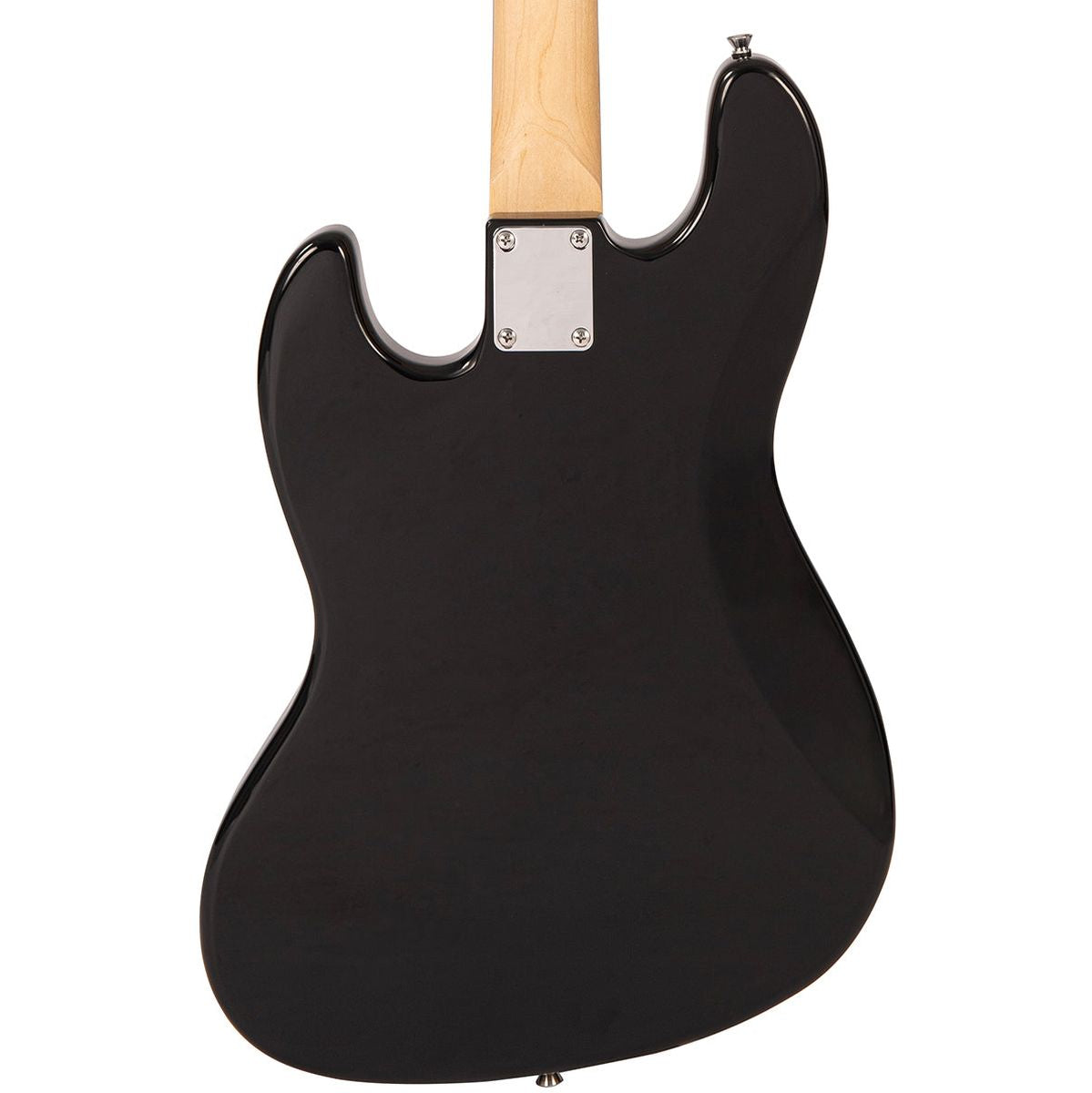 Vintage V49 Coaster Series Bass Guitar - Gloss Black