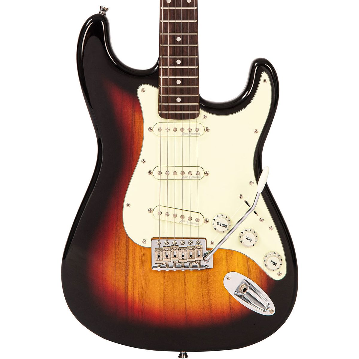 Vintage V60 Coaster Series Electric Guitar - 3 Tone Sunburst