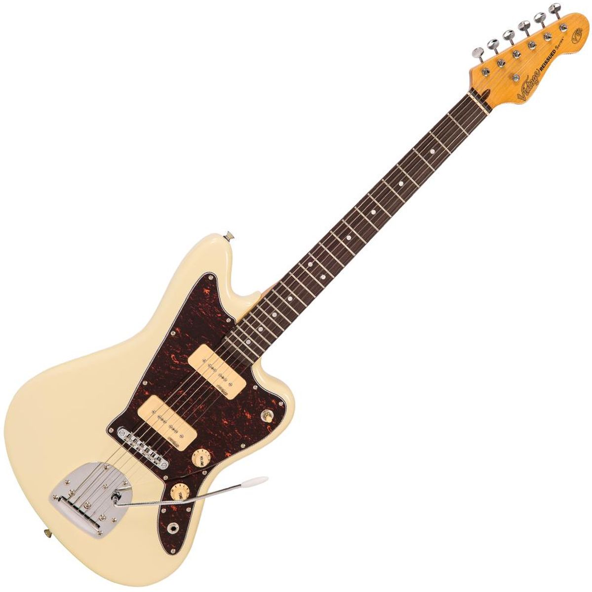 Vintage V65 Electric Guitar w/ Vibrato - Vintage White