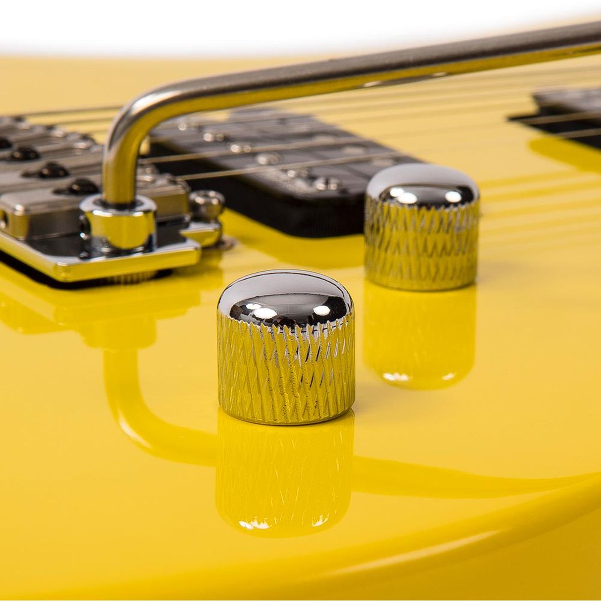 Vintage V6 24 Electric Guitar - Daytona Yellow