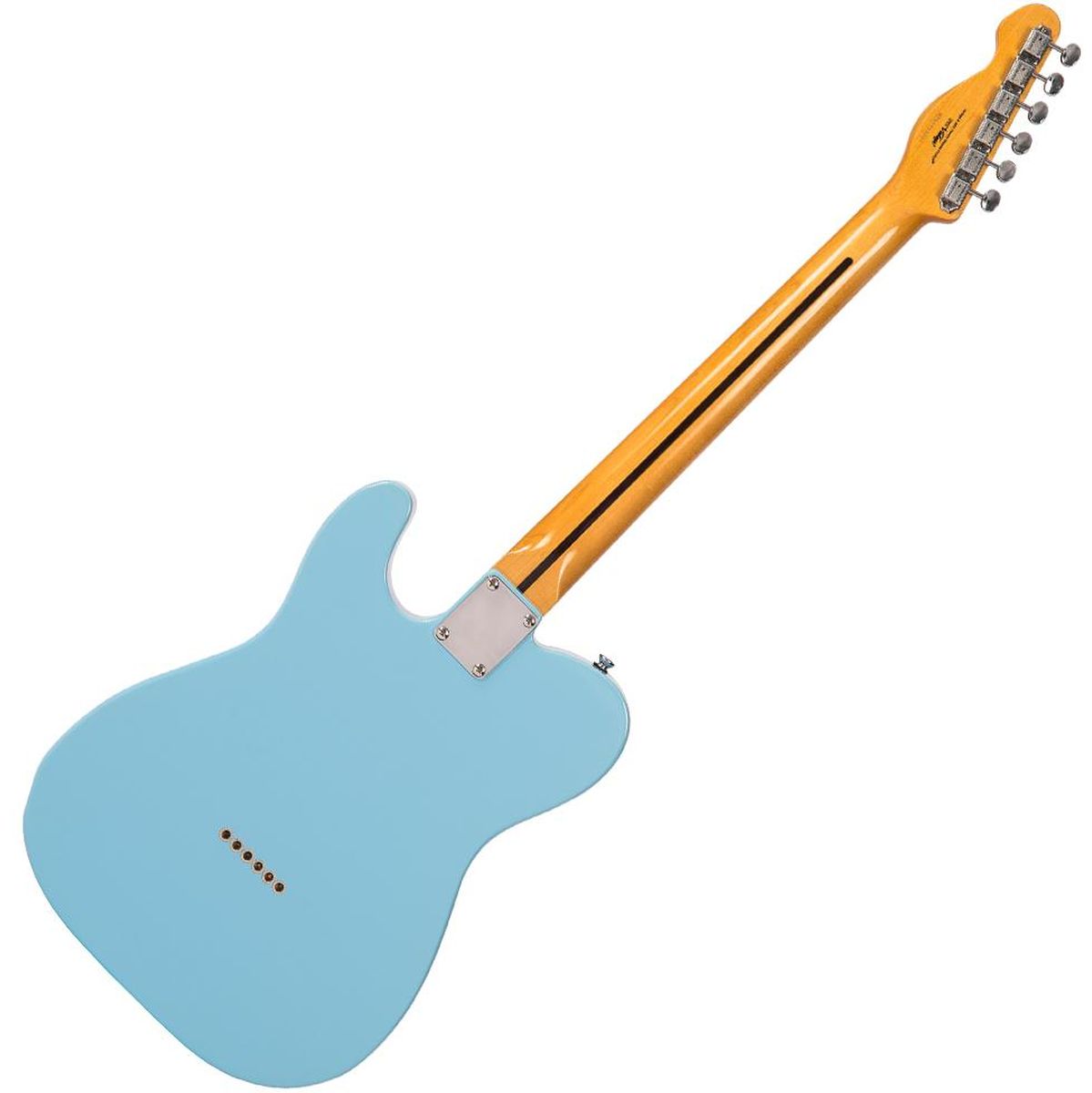 Vintage V75 Electric Guitar - Laguna Blue