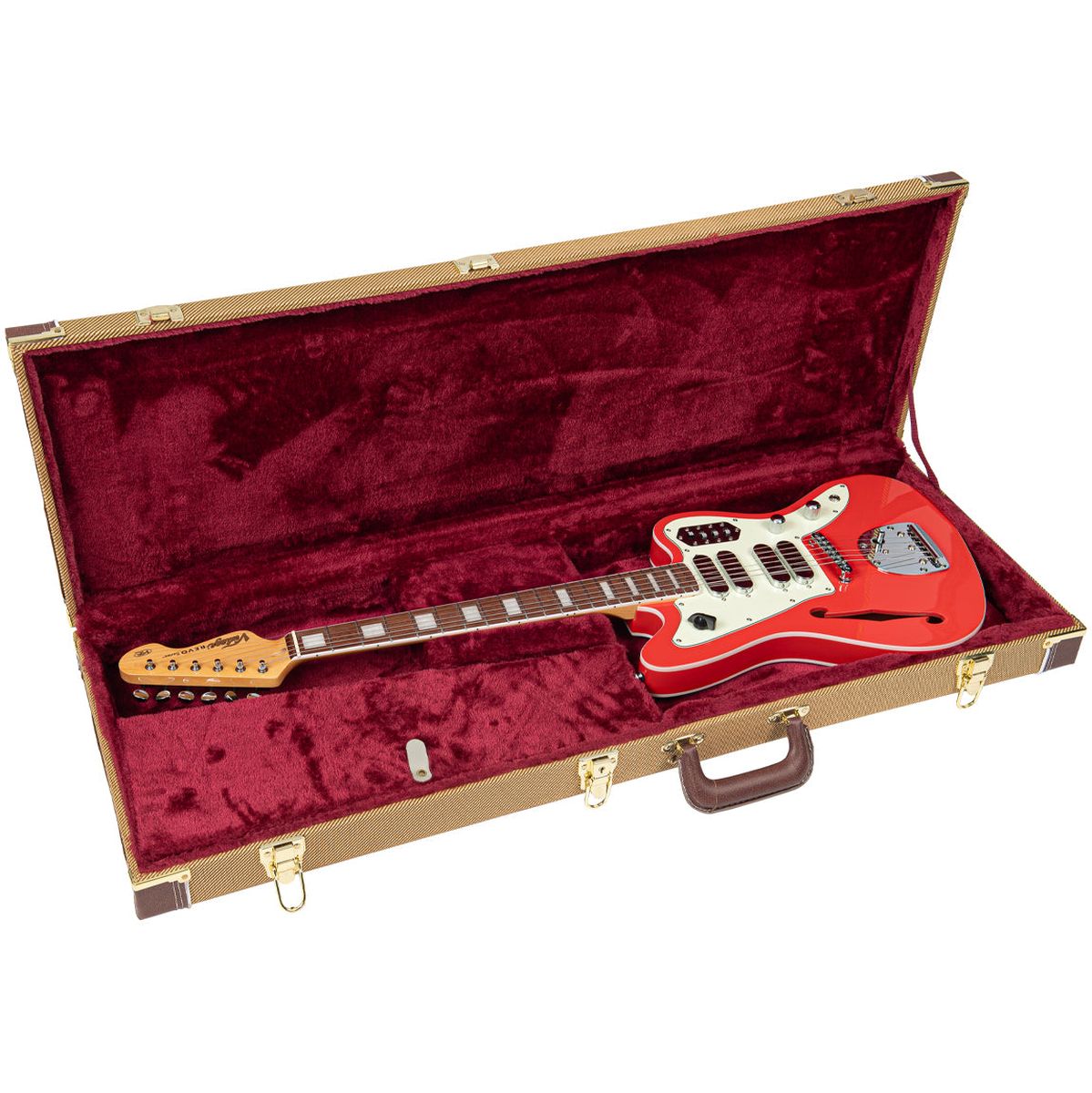 Kinsman Vintage Deluxe Tweed Electric Guitar Case