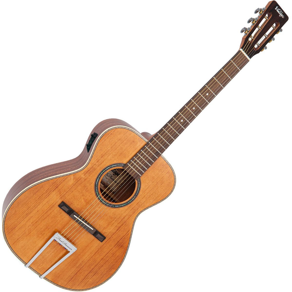 Vintage 6 String Fret Dancer Electro Acoustic Guitar
